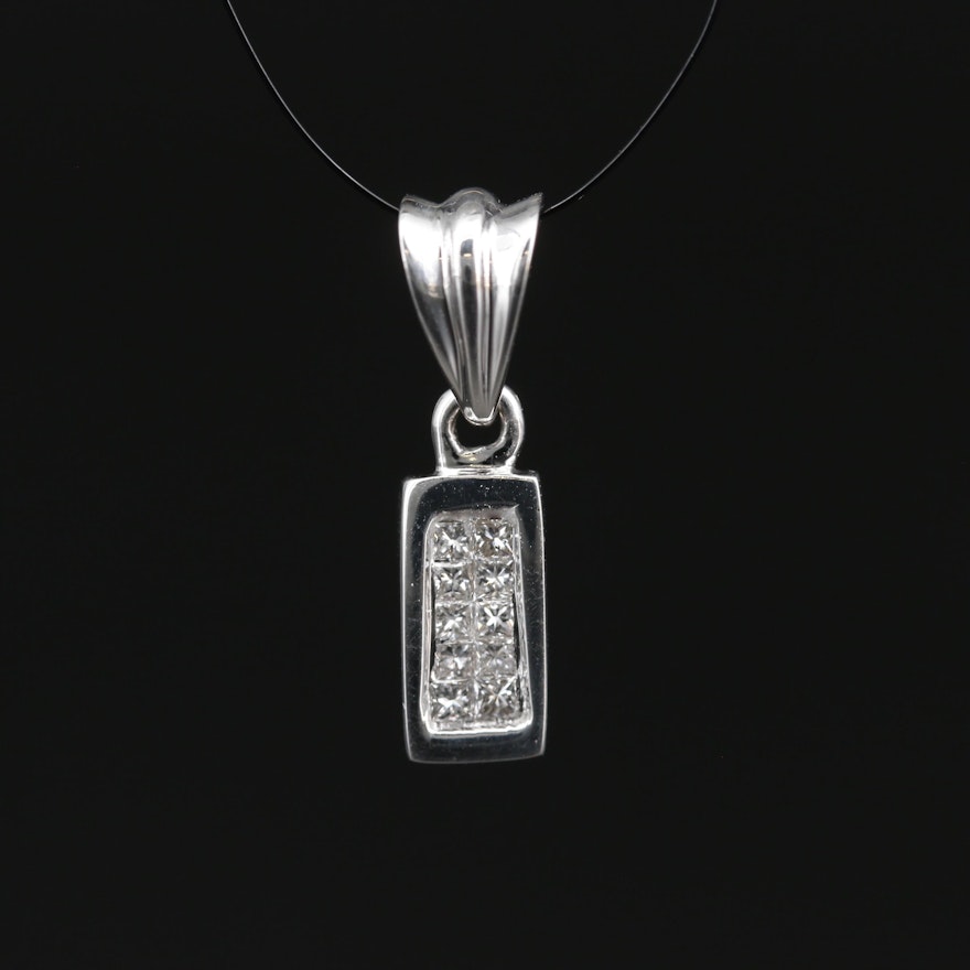 18K Diamond Pendant