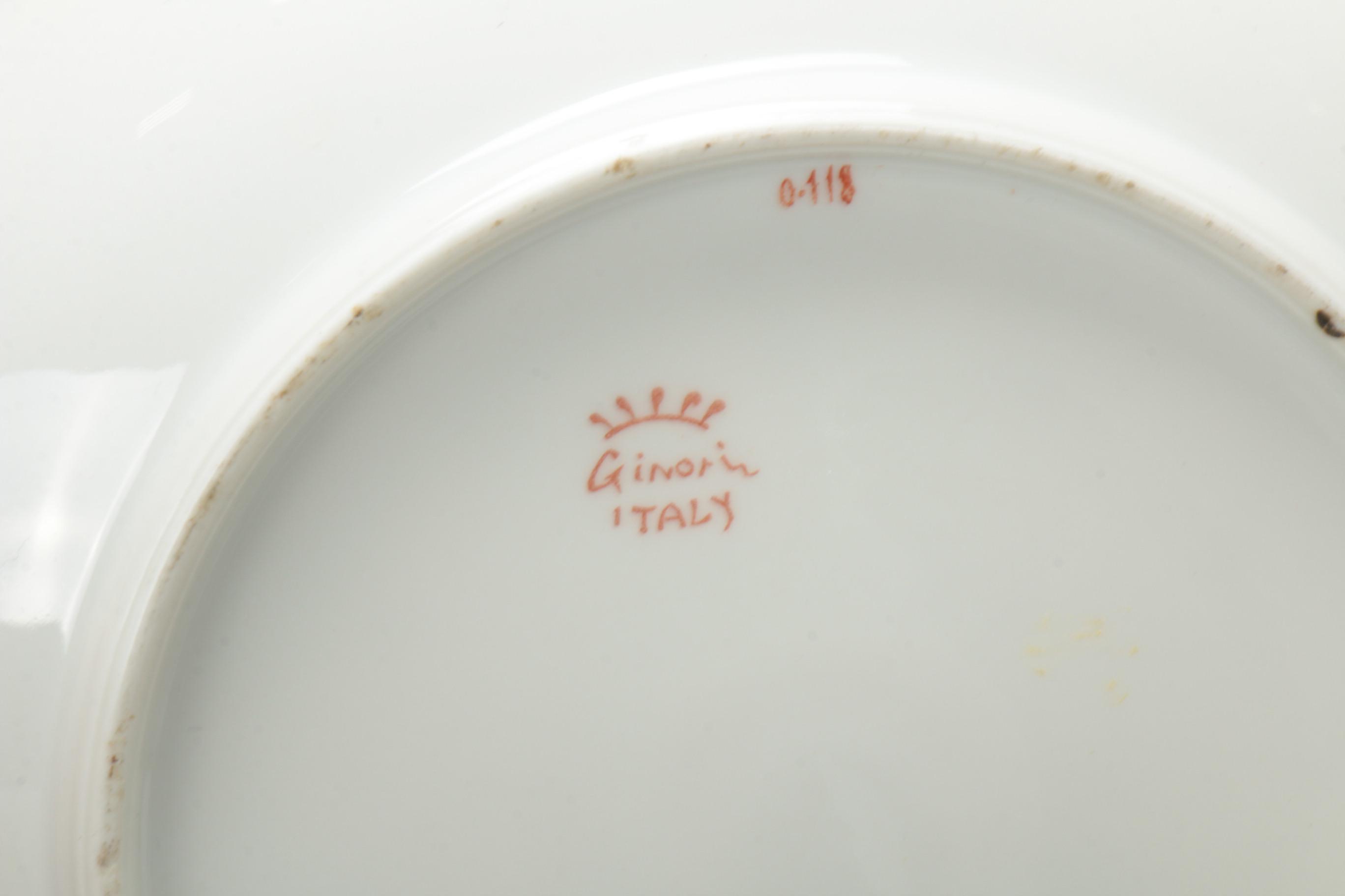 European Porcelain and Bone China Plates and Serveware, Late 19th/Early 20th C.