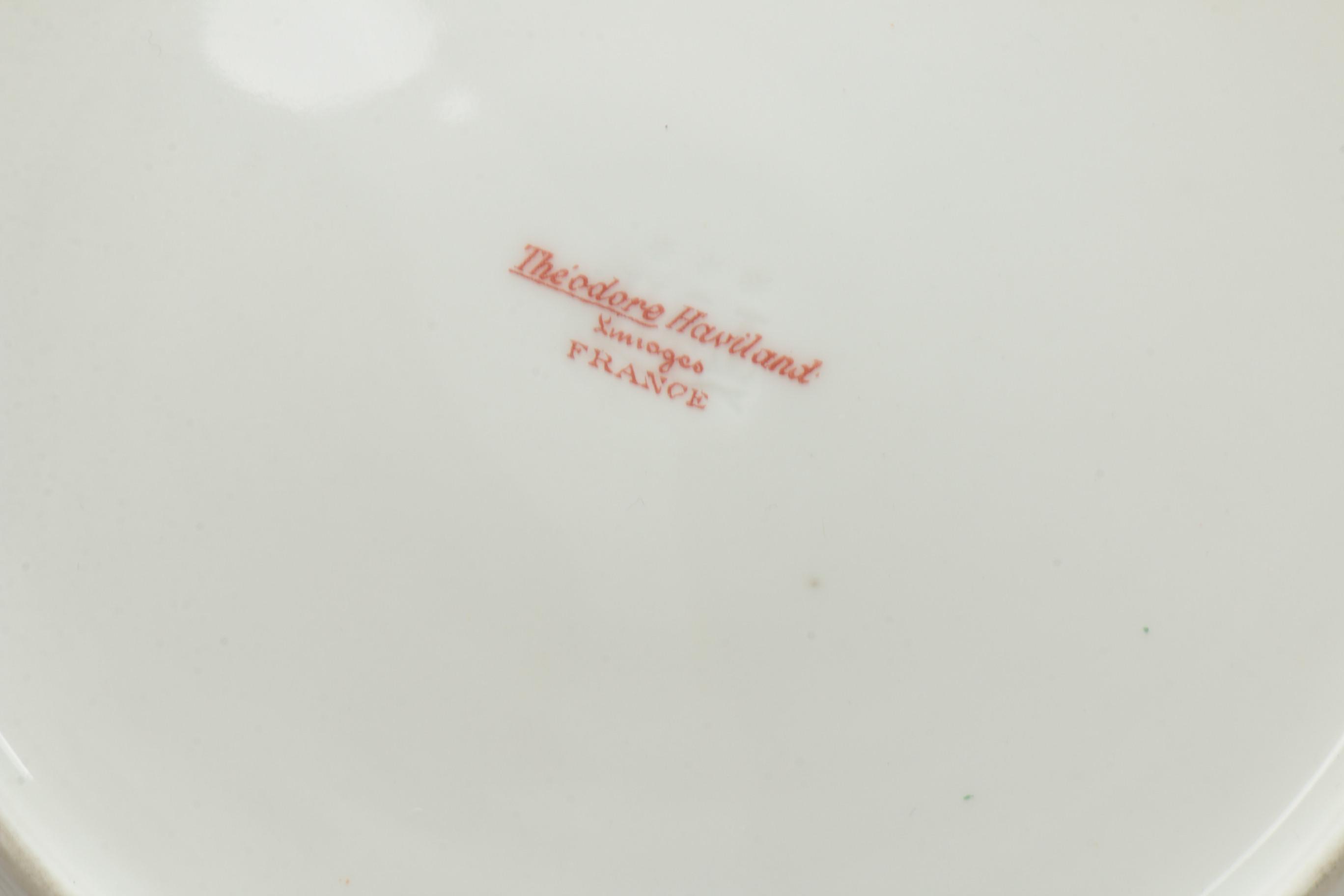 European Porcelain and Bone China Plates and Serveware, Late 19th/Early 20th C.