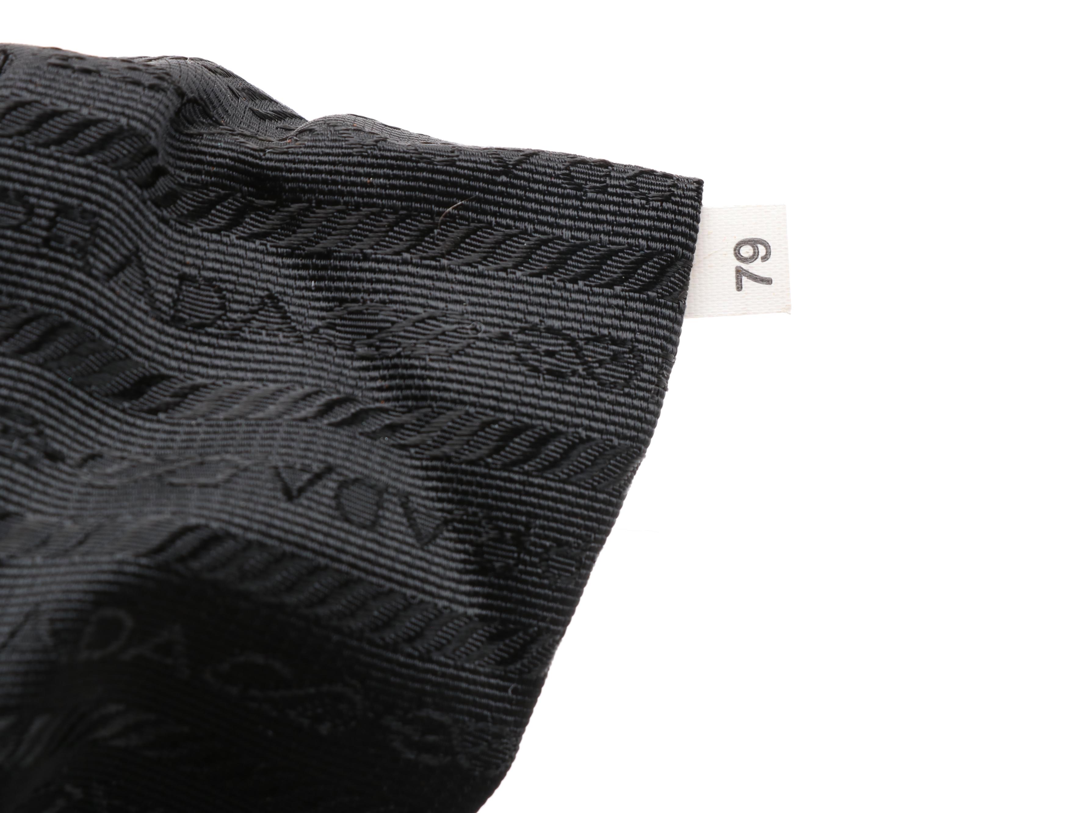 Prada Dark Green Tessuto Nylon Tote Bag