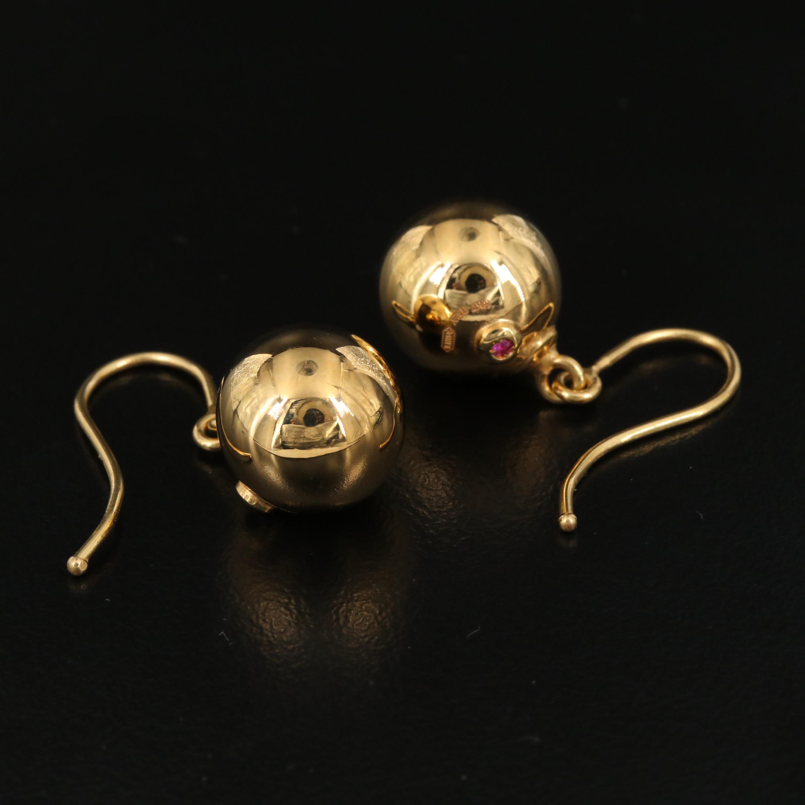 Roberto Coin 18K Dangle Earrings