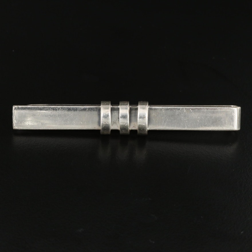 Denmark Eiler & Marloe Sterling Silver Tie Clip