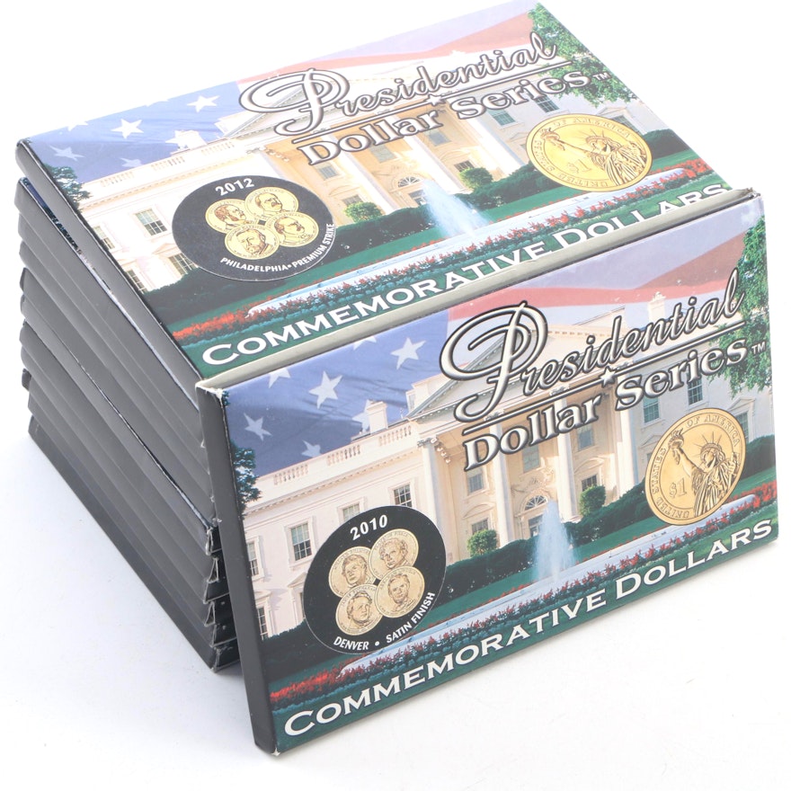 Presidential Satin Finish and Premium Strike Coin Sets