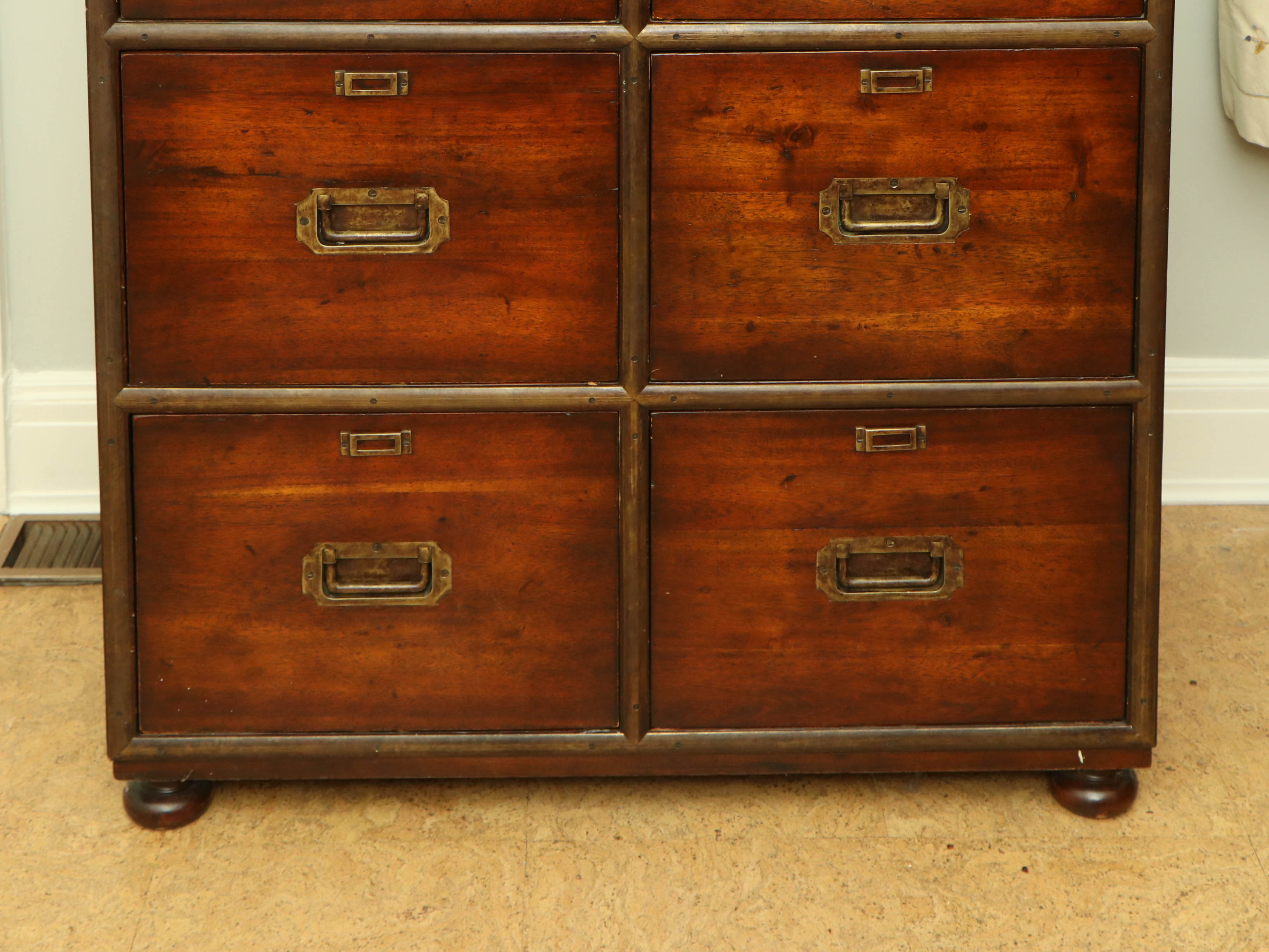 Theodore Alexander "Campaign Collection" 6-Drawer File Cabinet