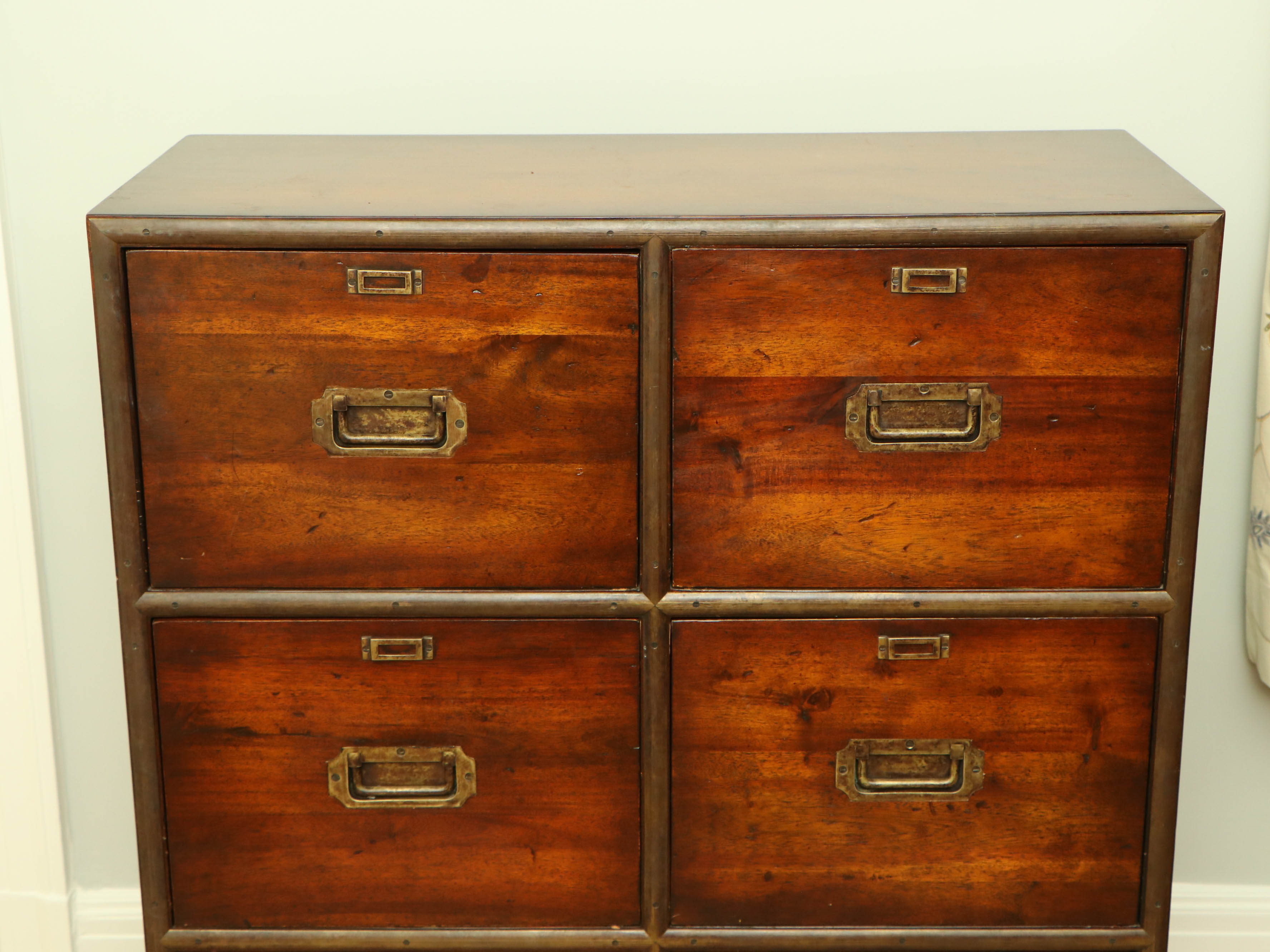 Theodore Alexander "Campaign Collection" 6-Drawer File Cabinet