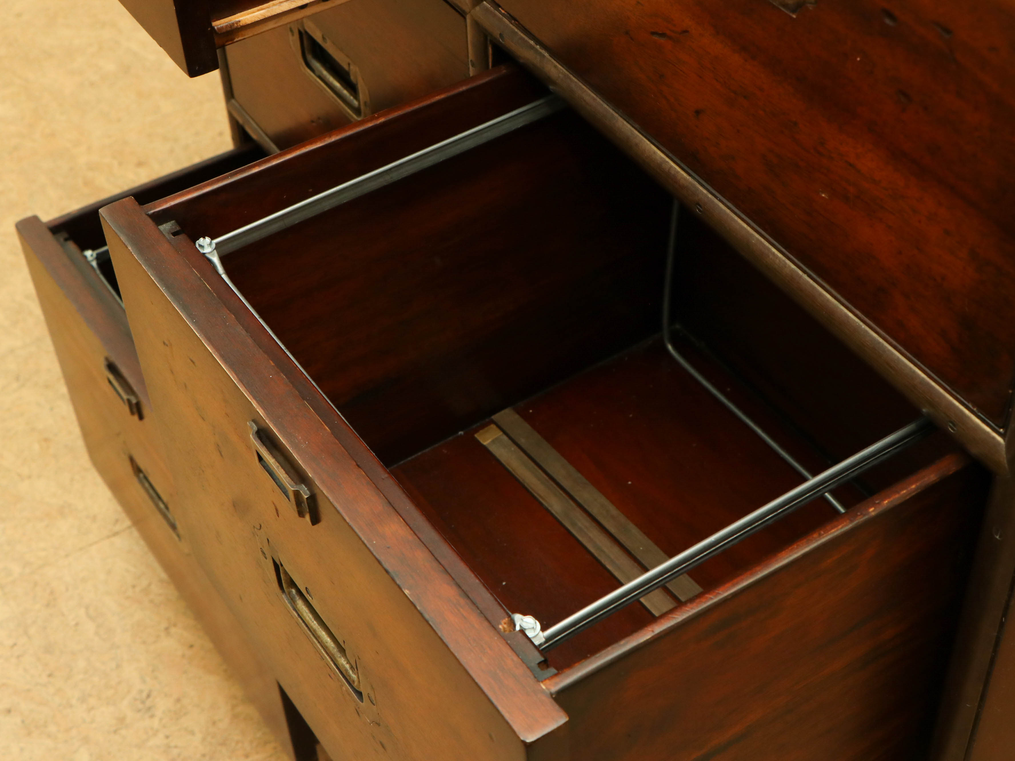 Theodore Alexander "Campaign Collection" 6-Drawer File Cabinet