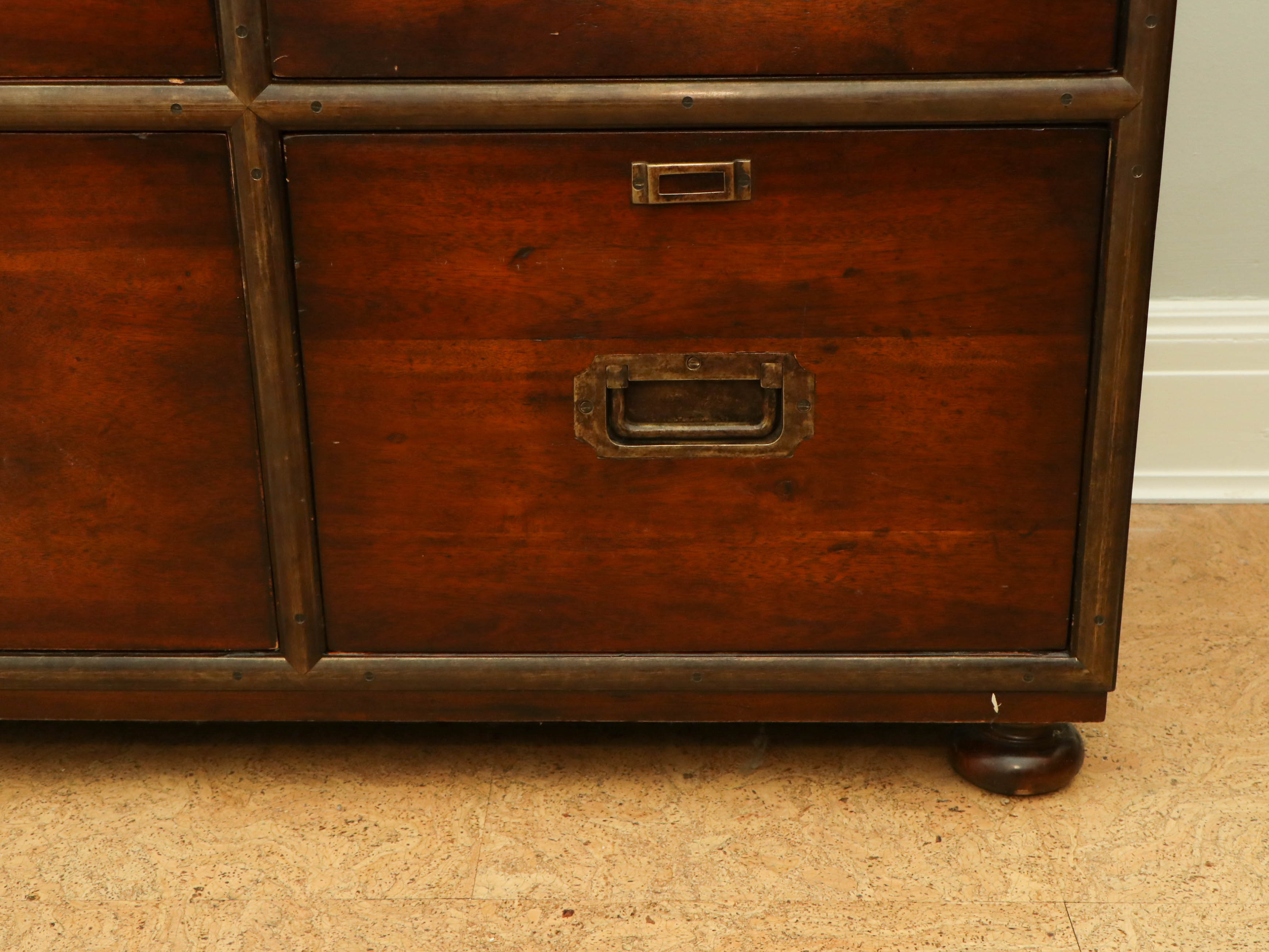 Theodore Alexander "Campaign Collection" 6-Drawer File Cabinet