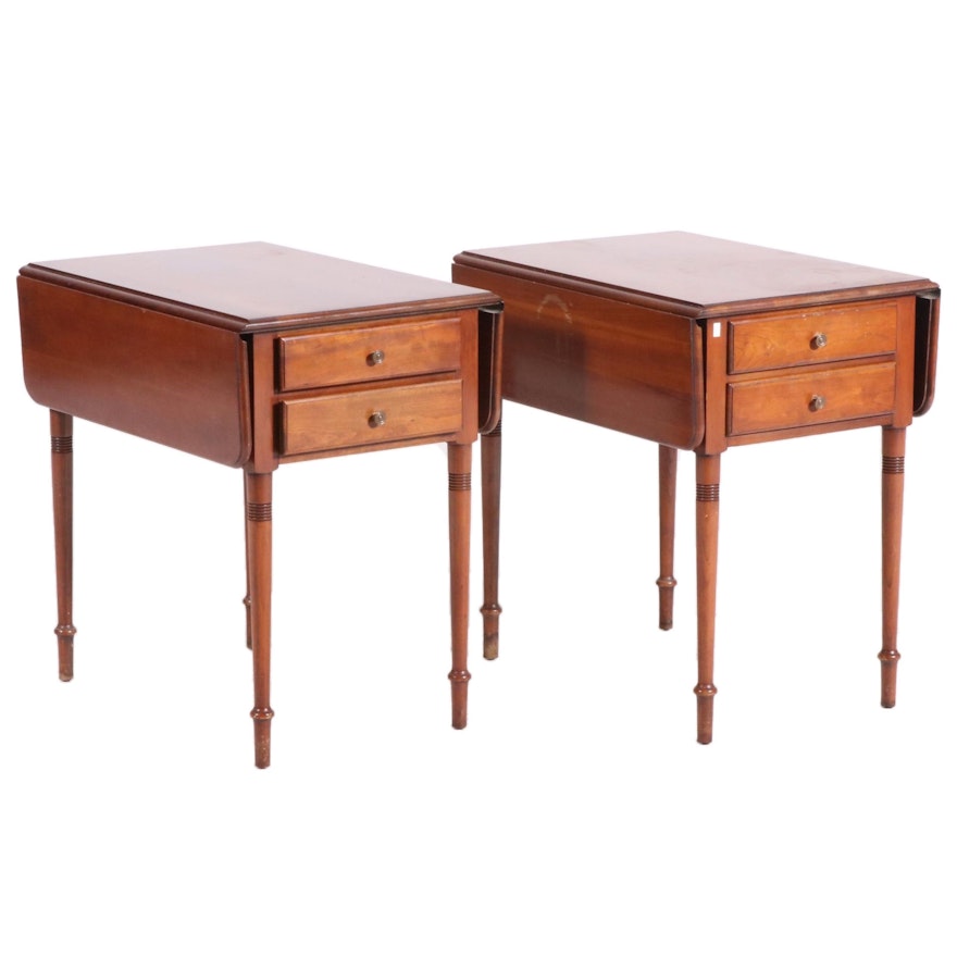 Pennsylvania House Furniture Drop-Leaf Side Tables