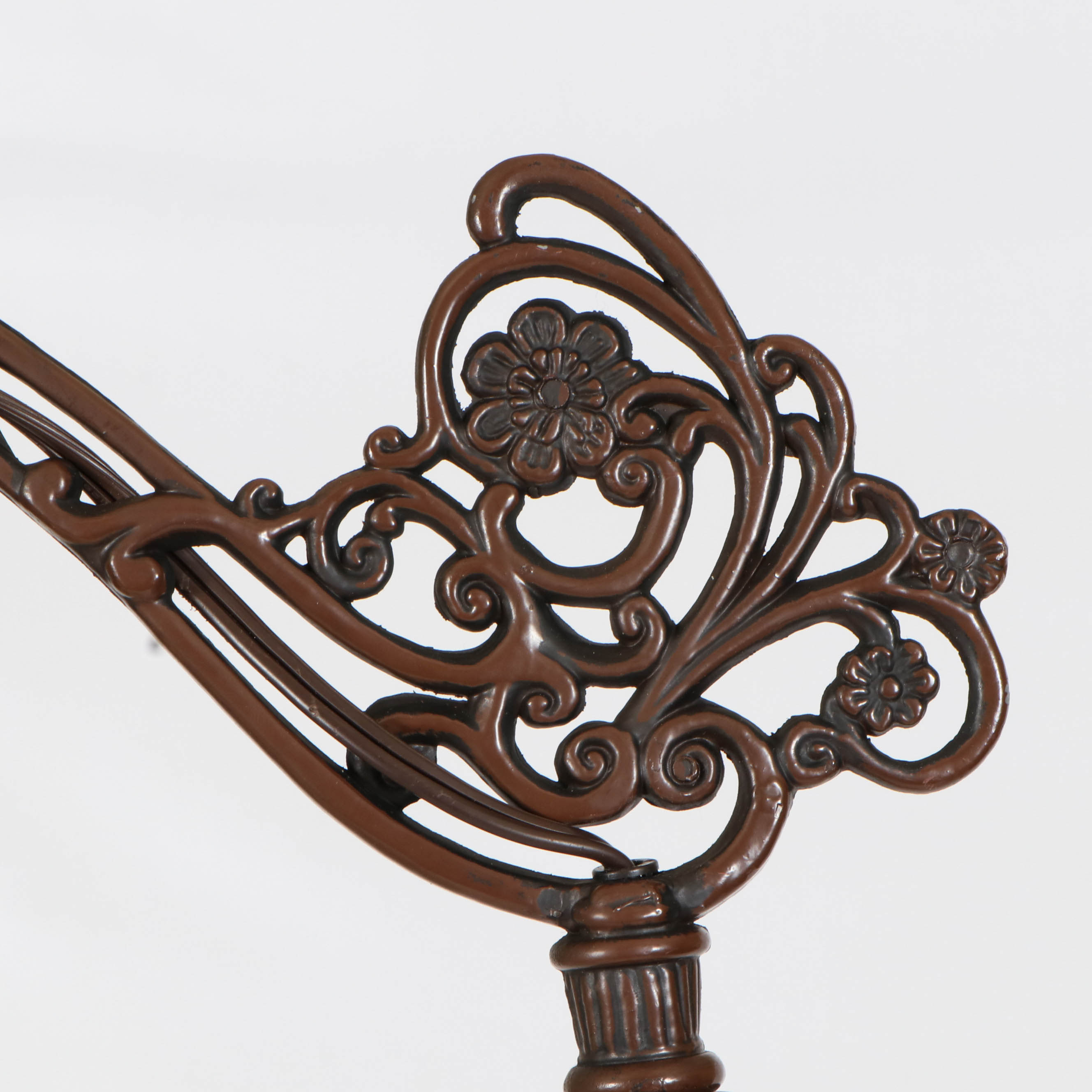 Dale Tiffany Floor Lamp with Glynda Turley Reverse Painted Shade