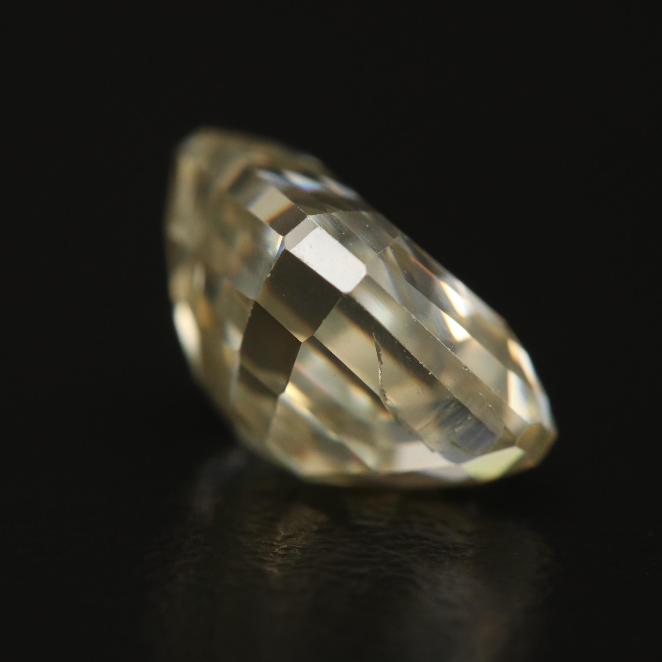 Loose Cut Corner Rectangular Faceted Laboratory Grown Moissanite