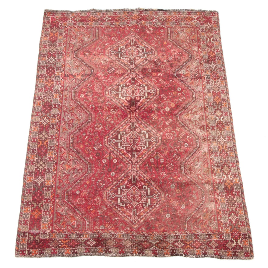 5'9 x 8'7 Hand-Knotted Persian Wool Rug