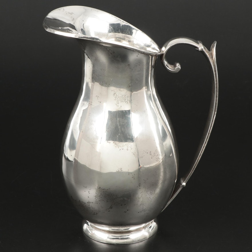 Mexican Sterling Silver Pitcher