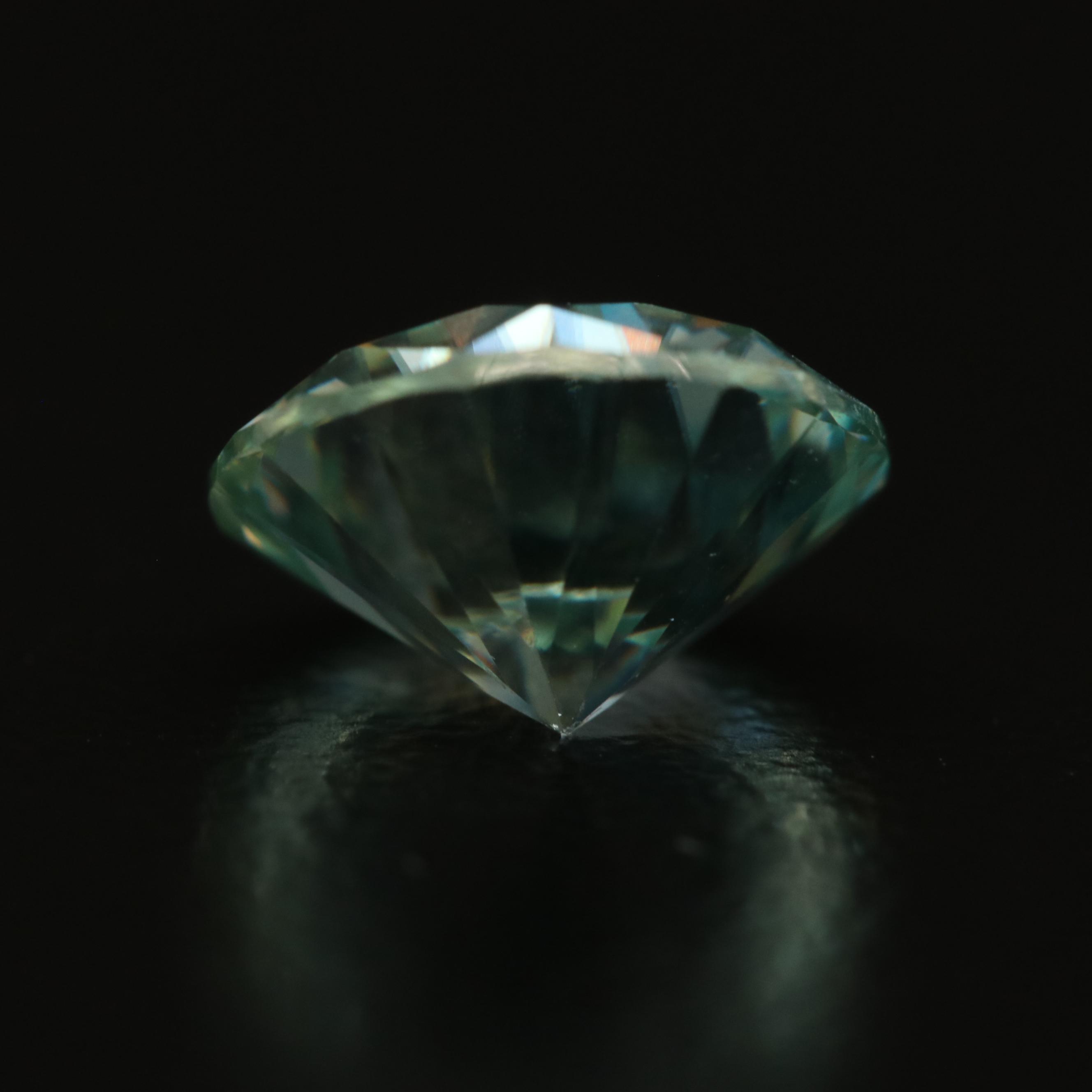Loose Round Faceted Moissanite