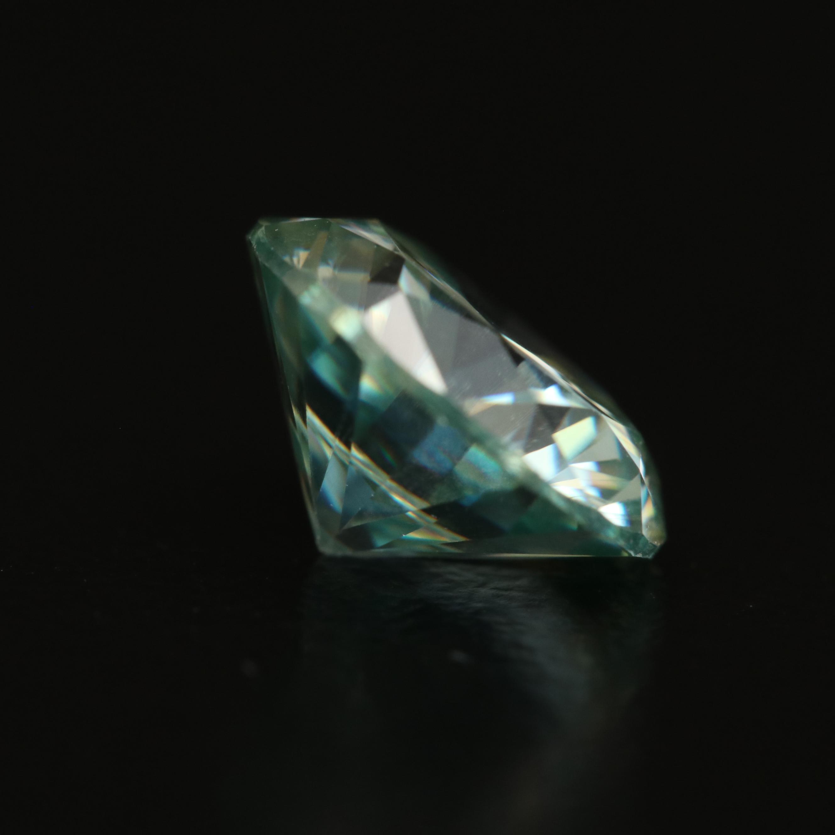 Loose Round Faceted Moissanite