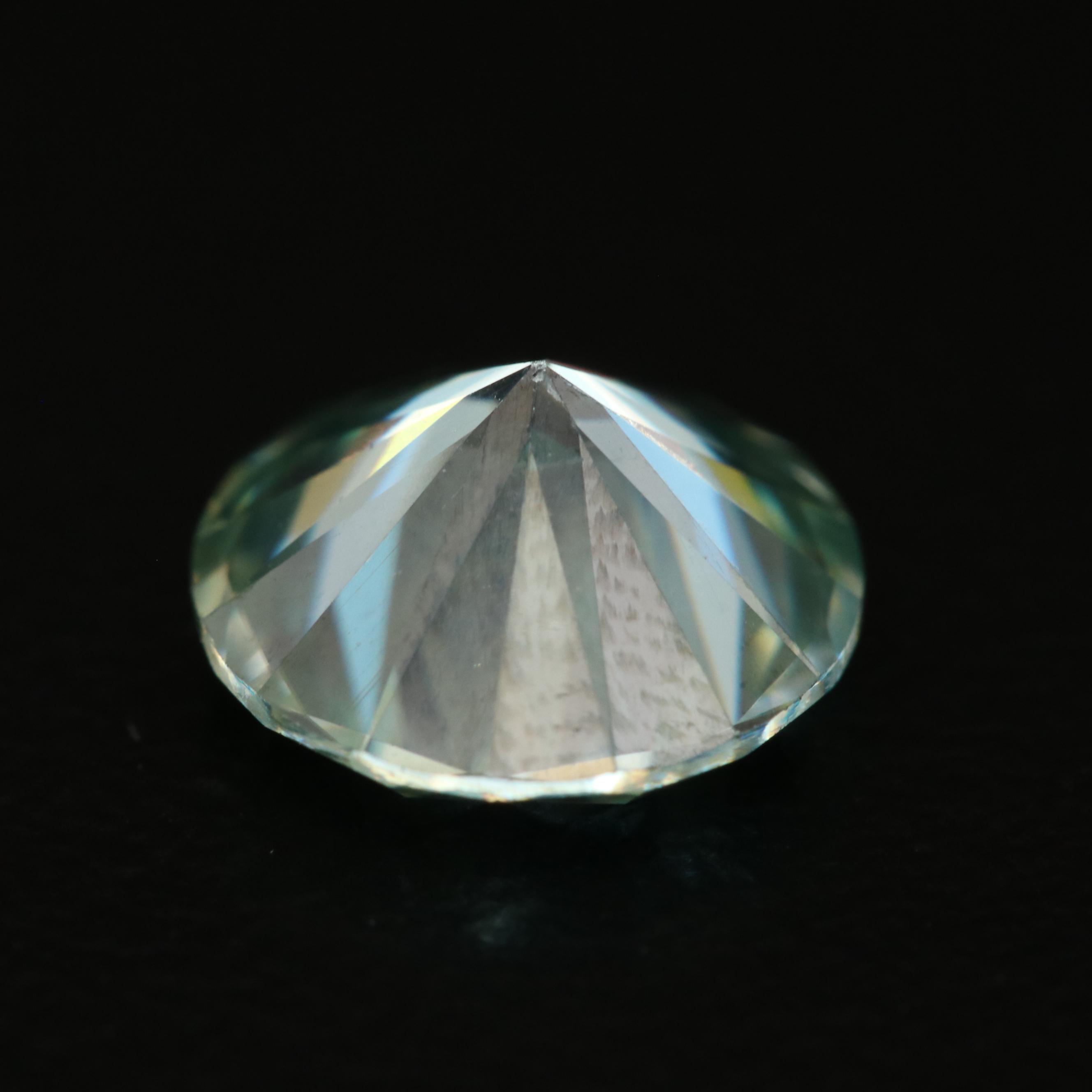 Loose Round Faceted Moissanite