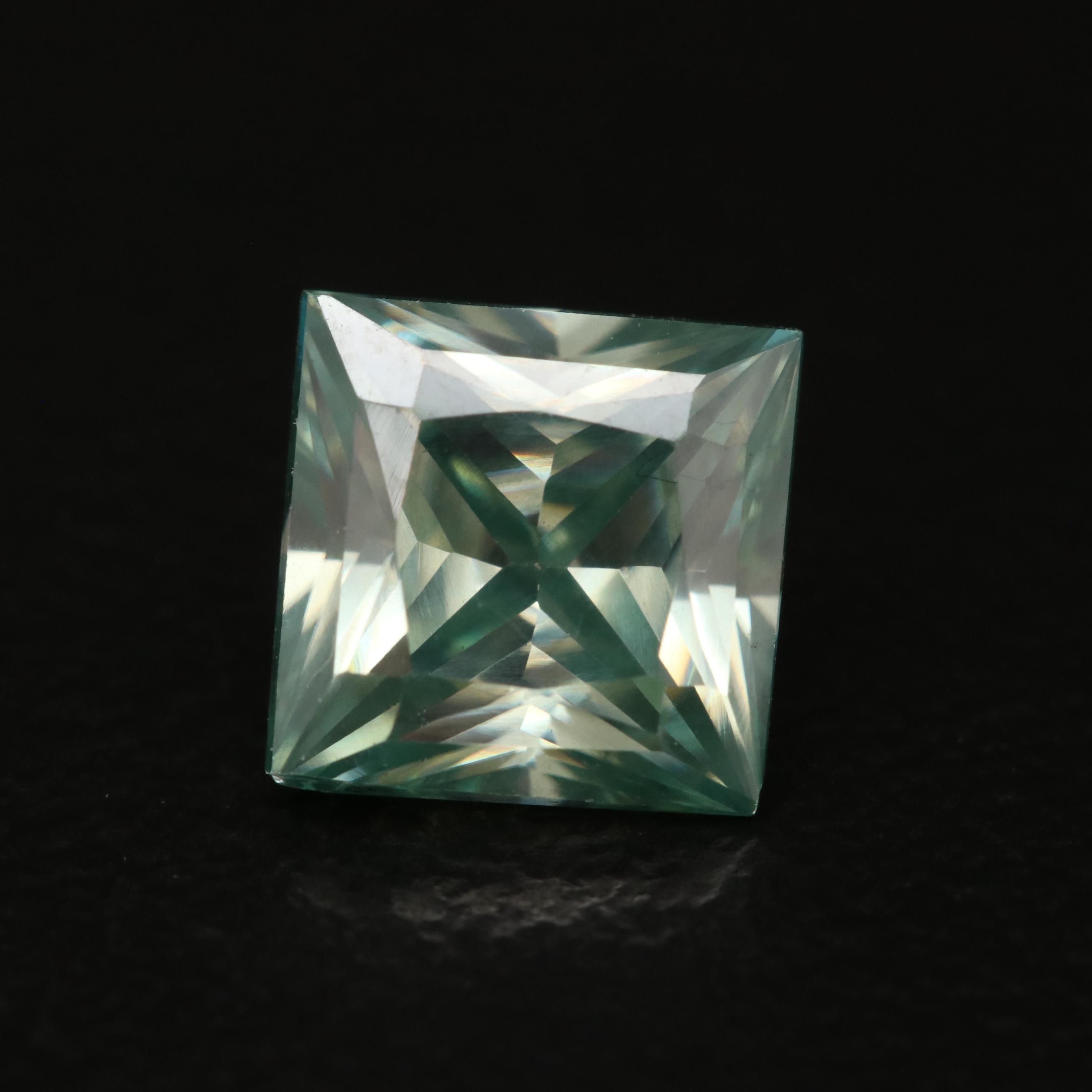 Loose Square Faceted Moissanite