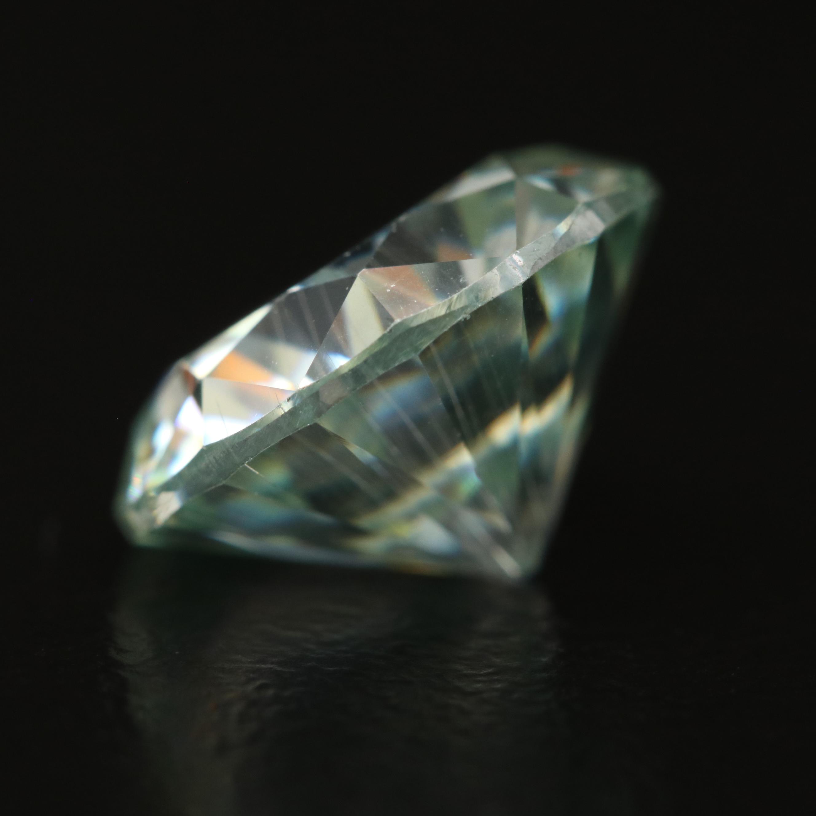 Loose Lab Grown Round Faceted Moissanite