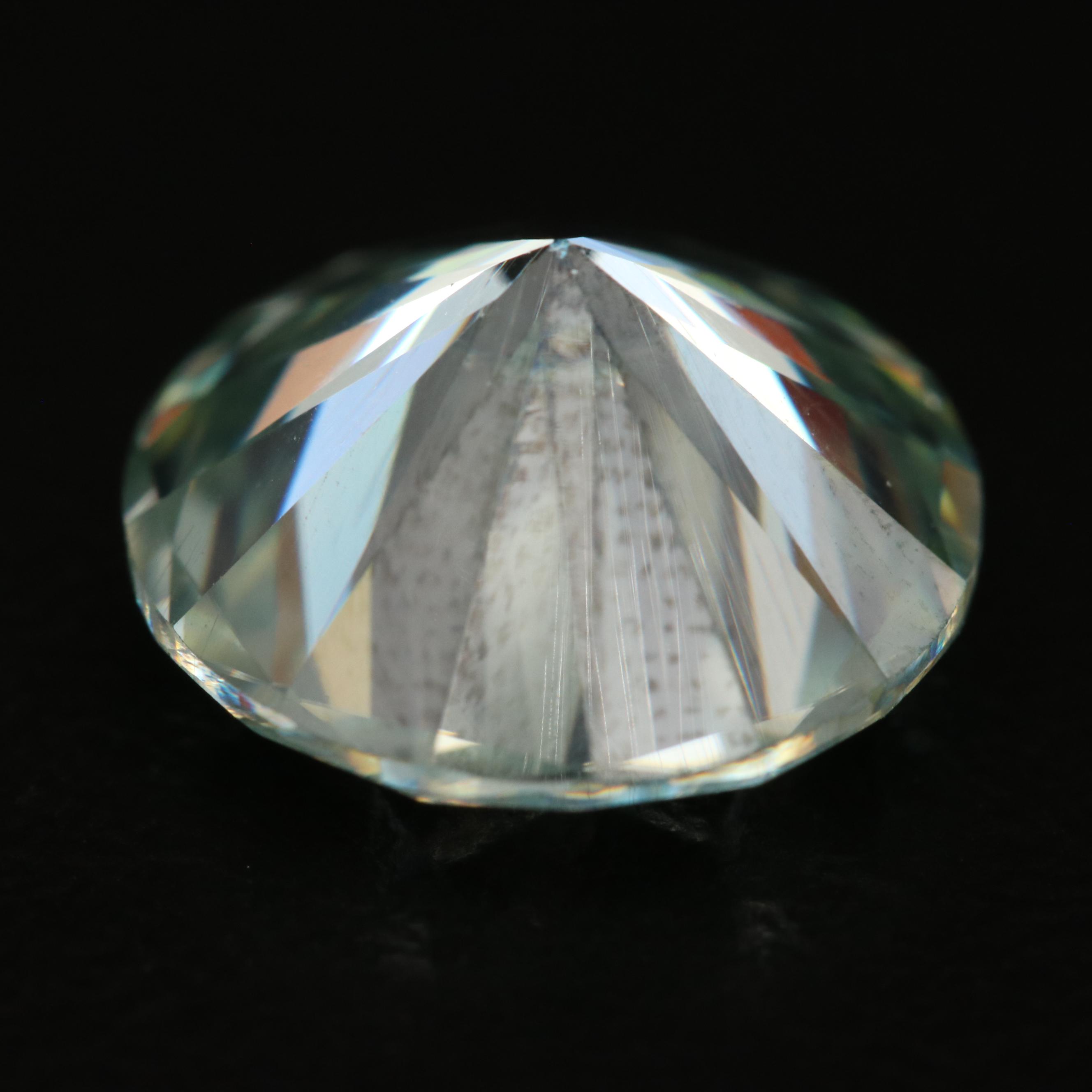 Loose Lab Grown Round Faceted Moissanite