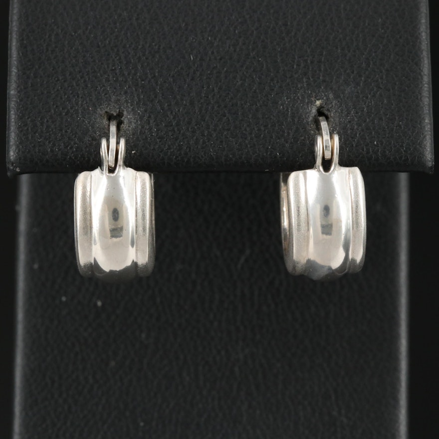 Sterling Silver Huggie Hoop Earrings