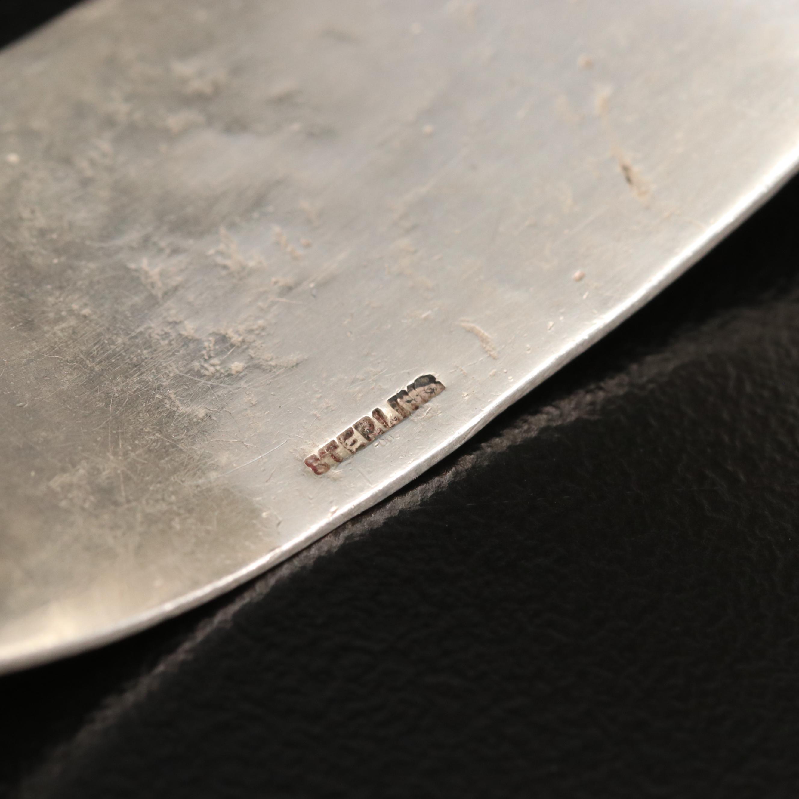 Sterling Silver Etched and Textured Bracelets Featuring Stuart Nye and Danecraft