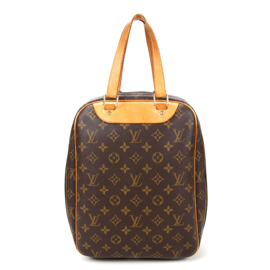 Louis Vuitton Excursion Travel Bag in Monogram Canvas and Vachetta Leather