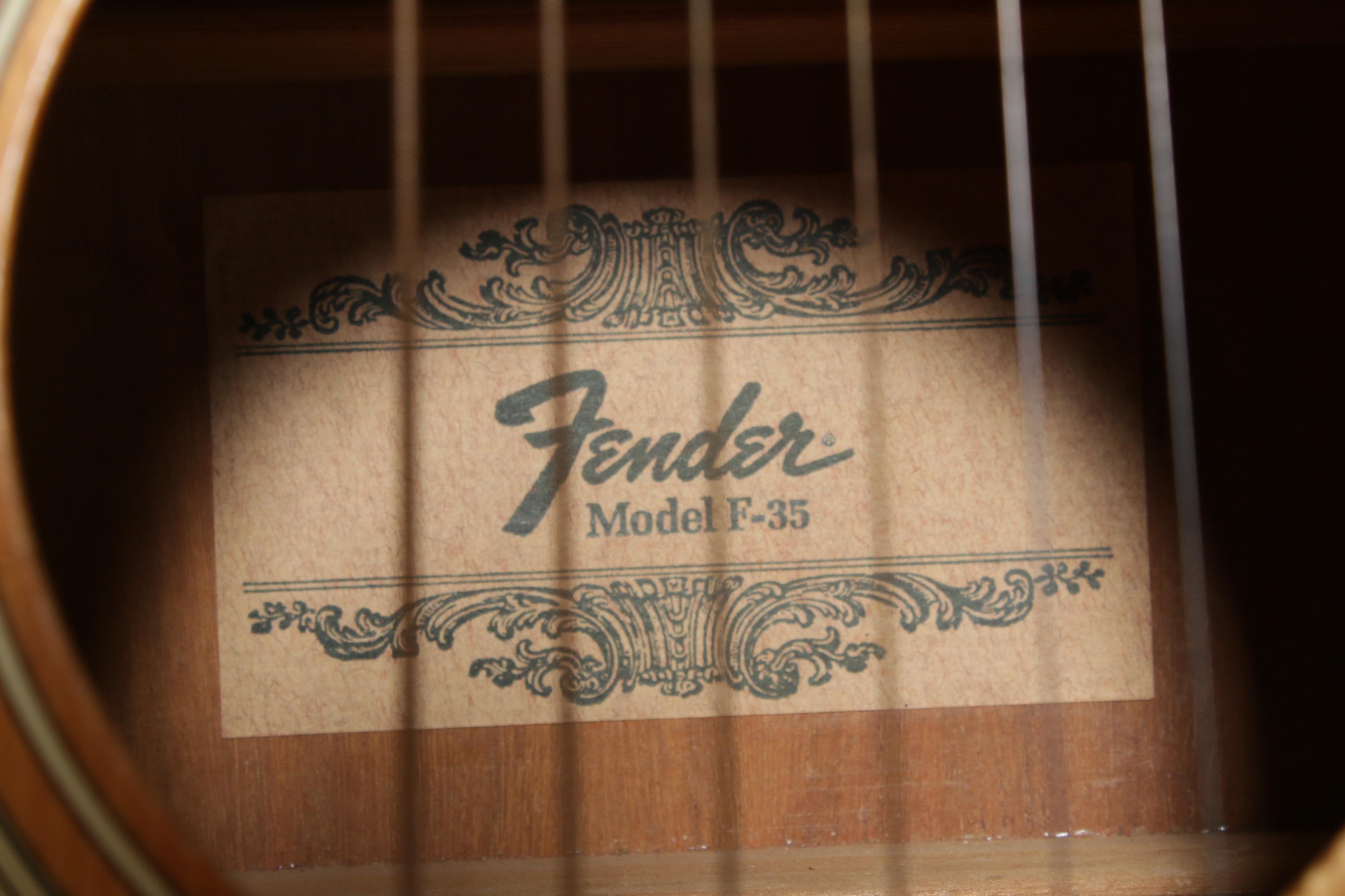 Fender F-35 Dreadnought Acoustic Guitar