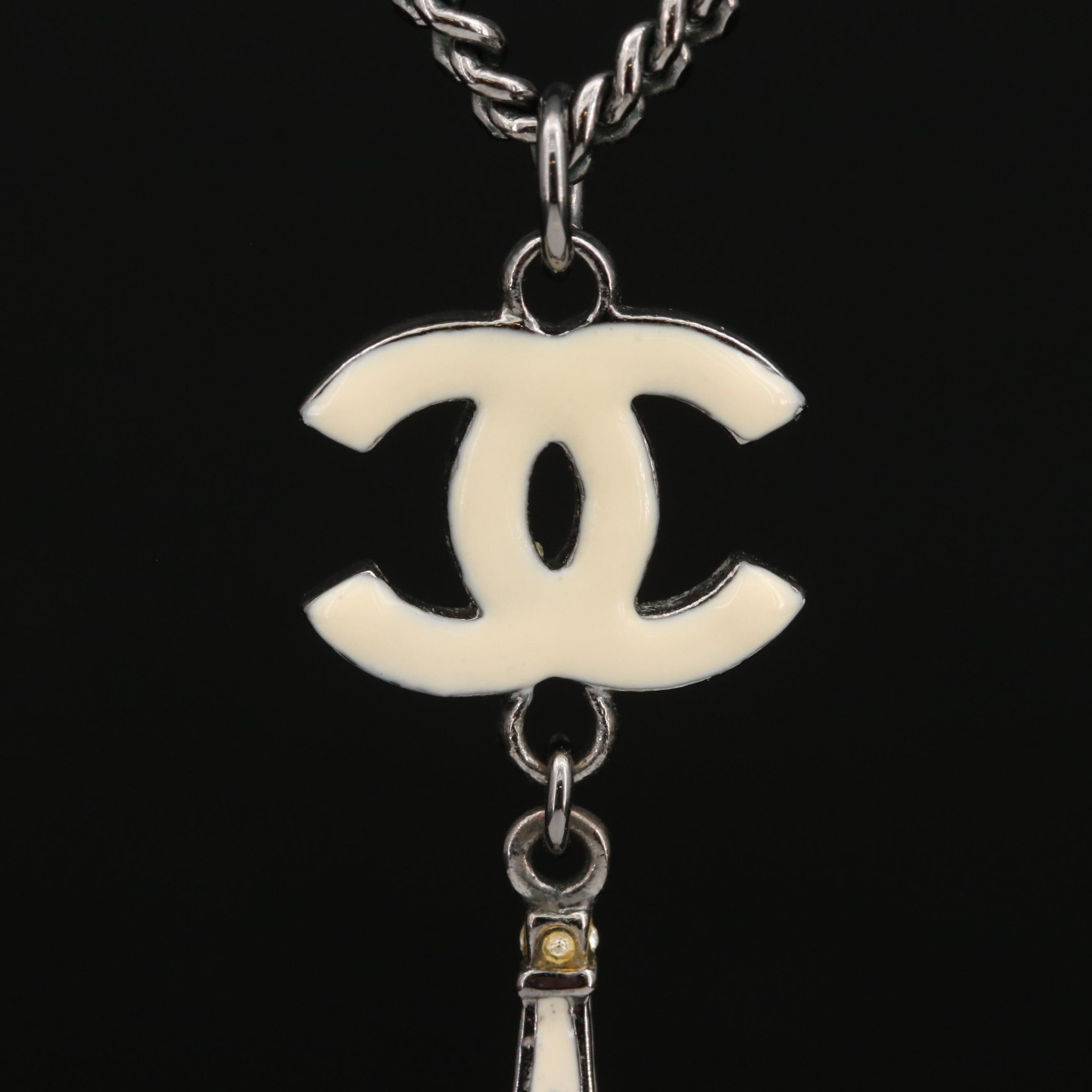 Chanel 2006 Cruise Collection Eiffel Tower Pendant Necklace