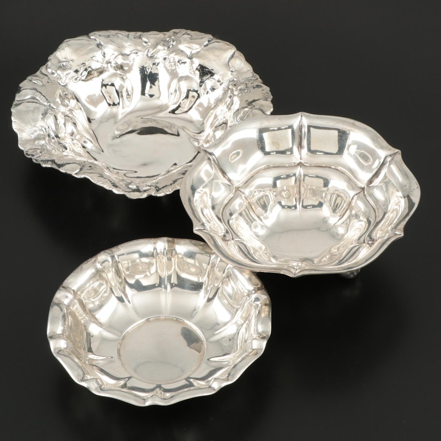 Adelphi, M. Fred Hirsch Co. Sterling Silver and a German 800 Silver Bowls