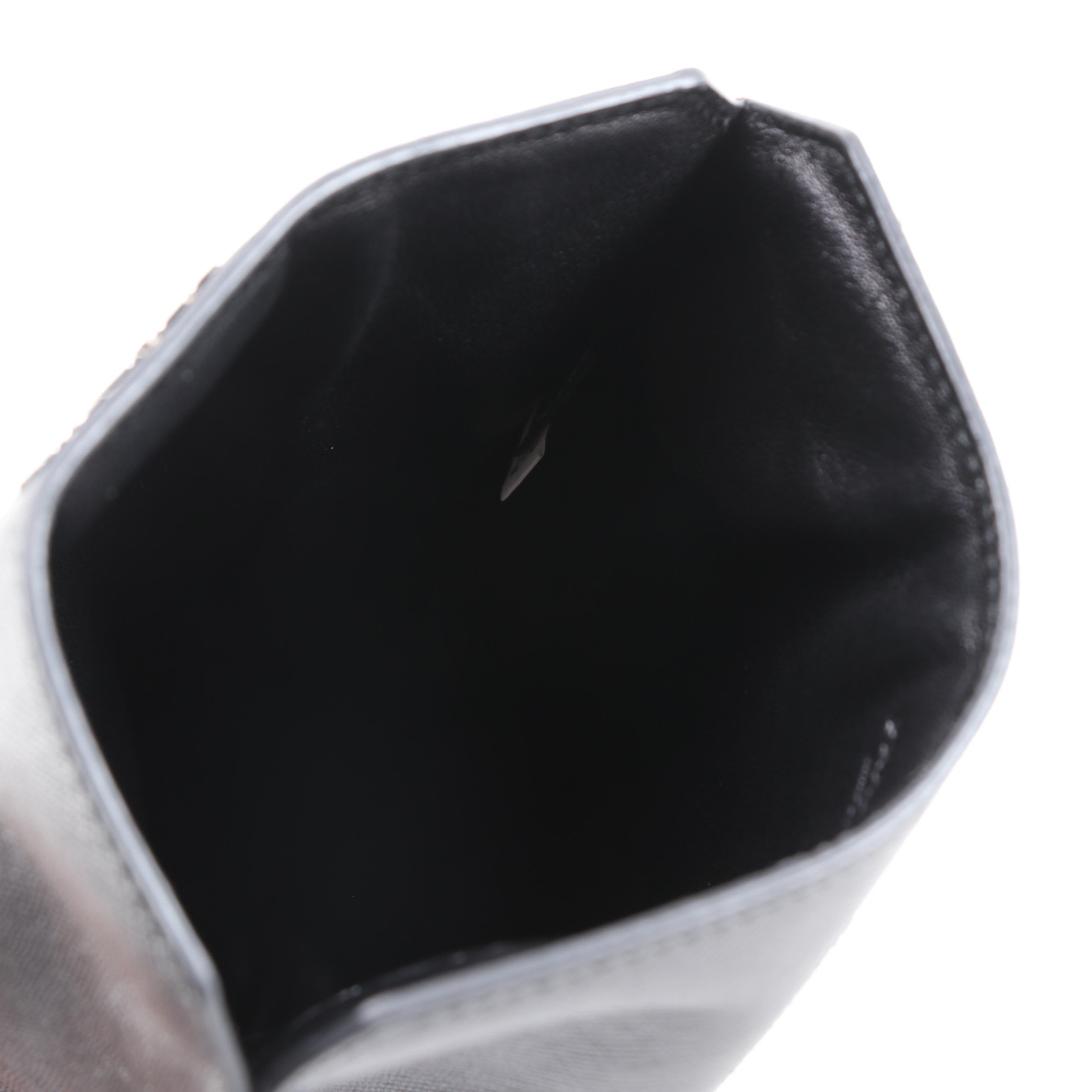 Prada Black, Dark Green and Gray Saffiano Leather iPad Mini/Tech Case