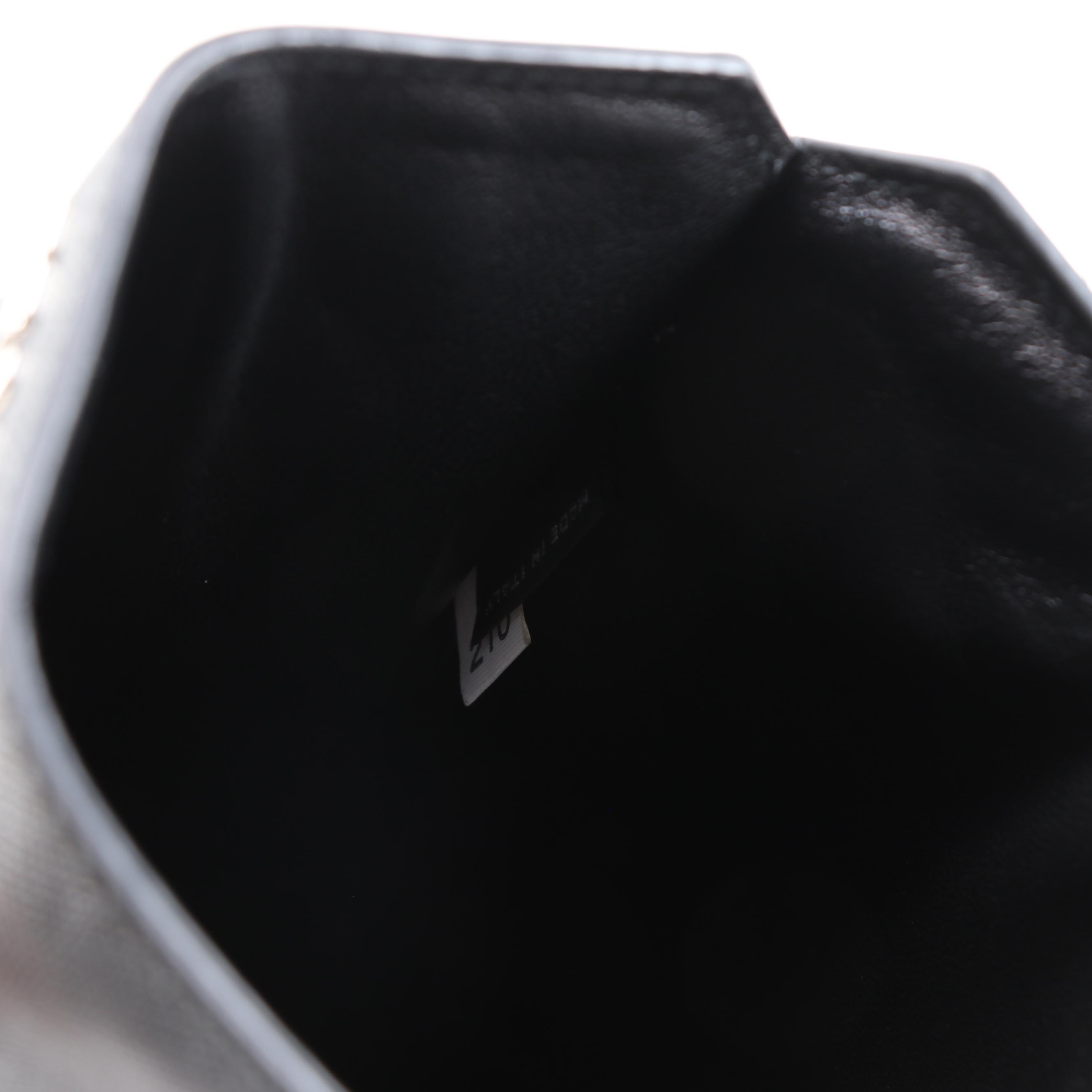 Prada Black, Dark Green and Gray Saffiano Leather iPad Mini/Tech Case