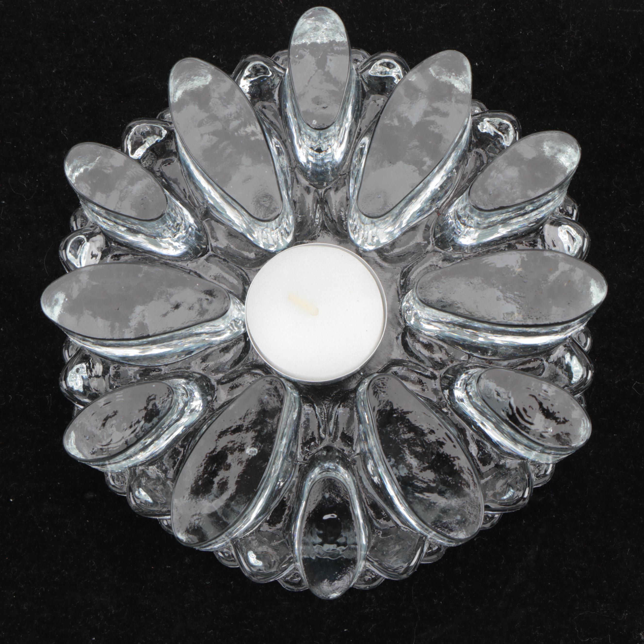 Bel Mondo Glass Warmer, Miniature Grandfather Clock and Porcelain Figurine