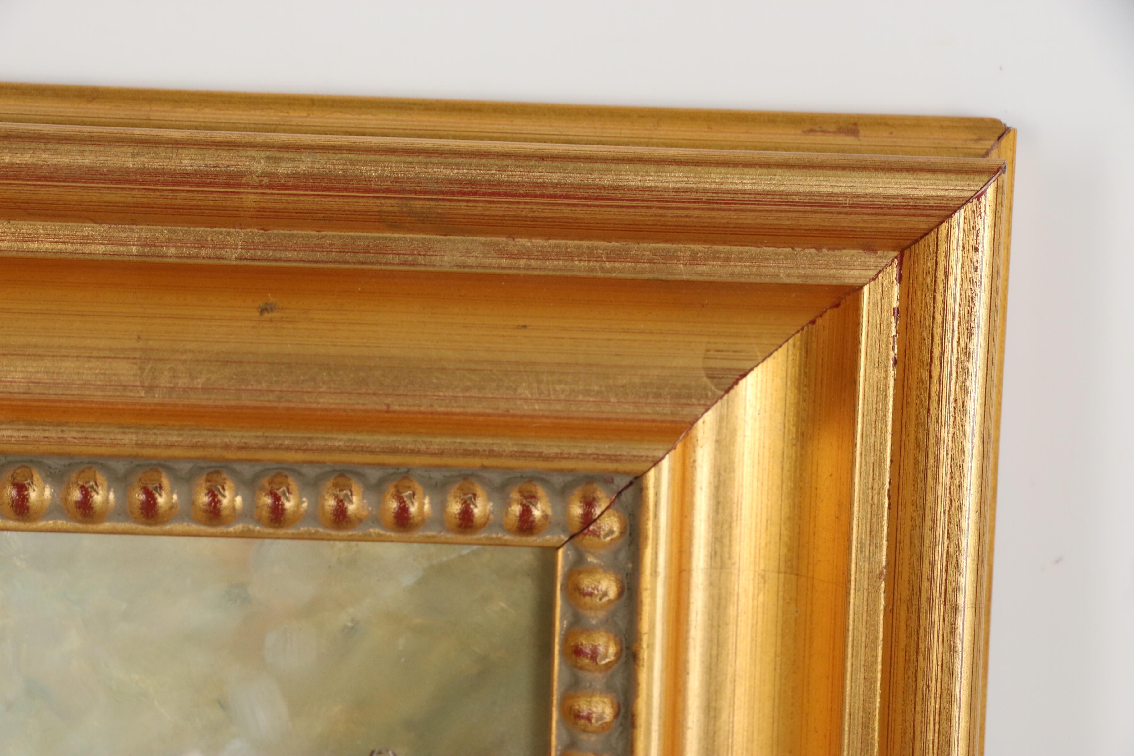 Oil Painting of Chestnut Horse, 20th Century