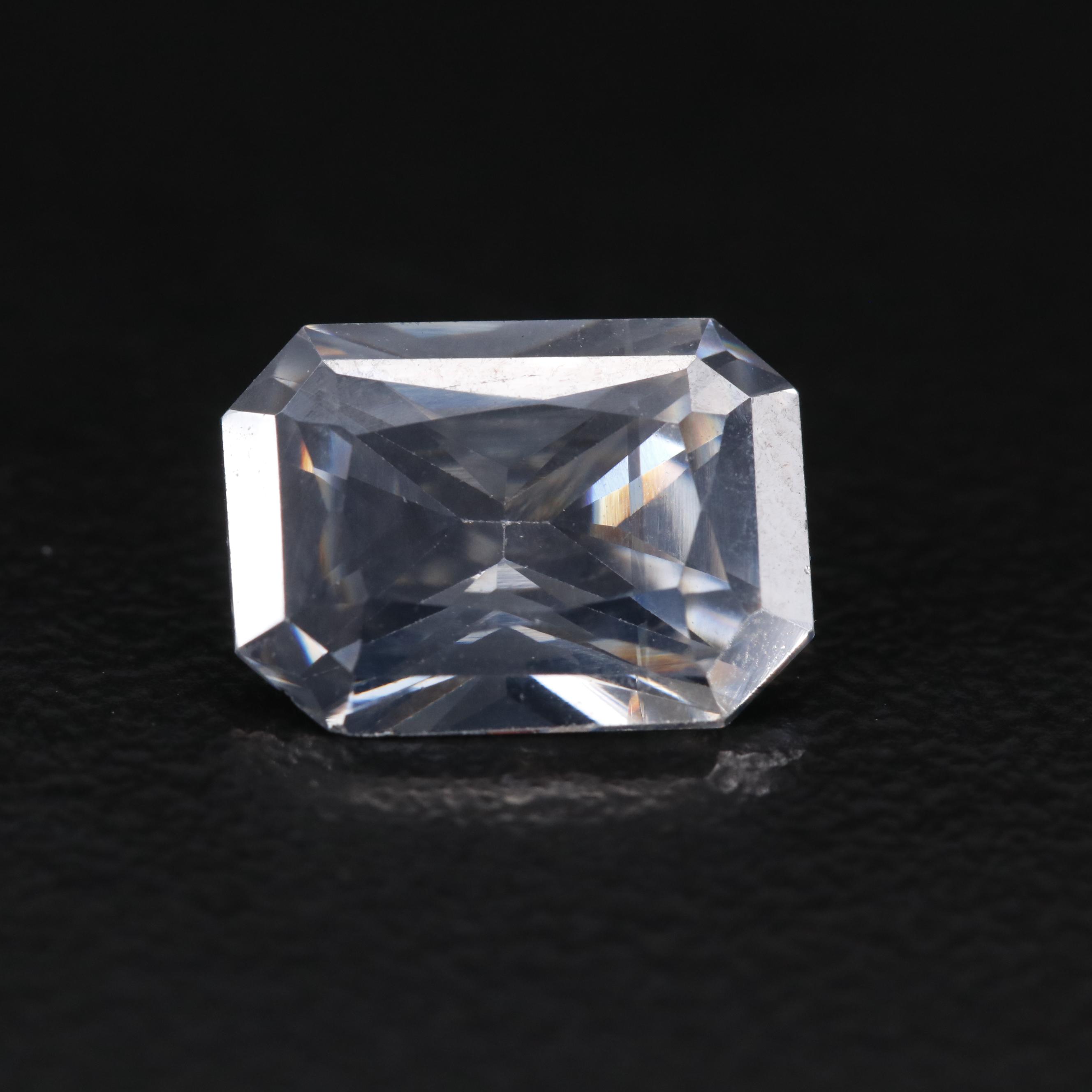 Loose Lab Grown Rectangular Moissanite