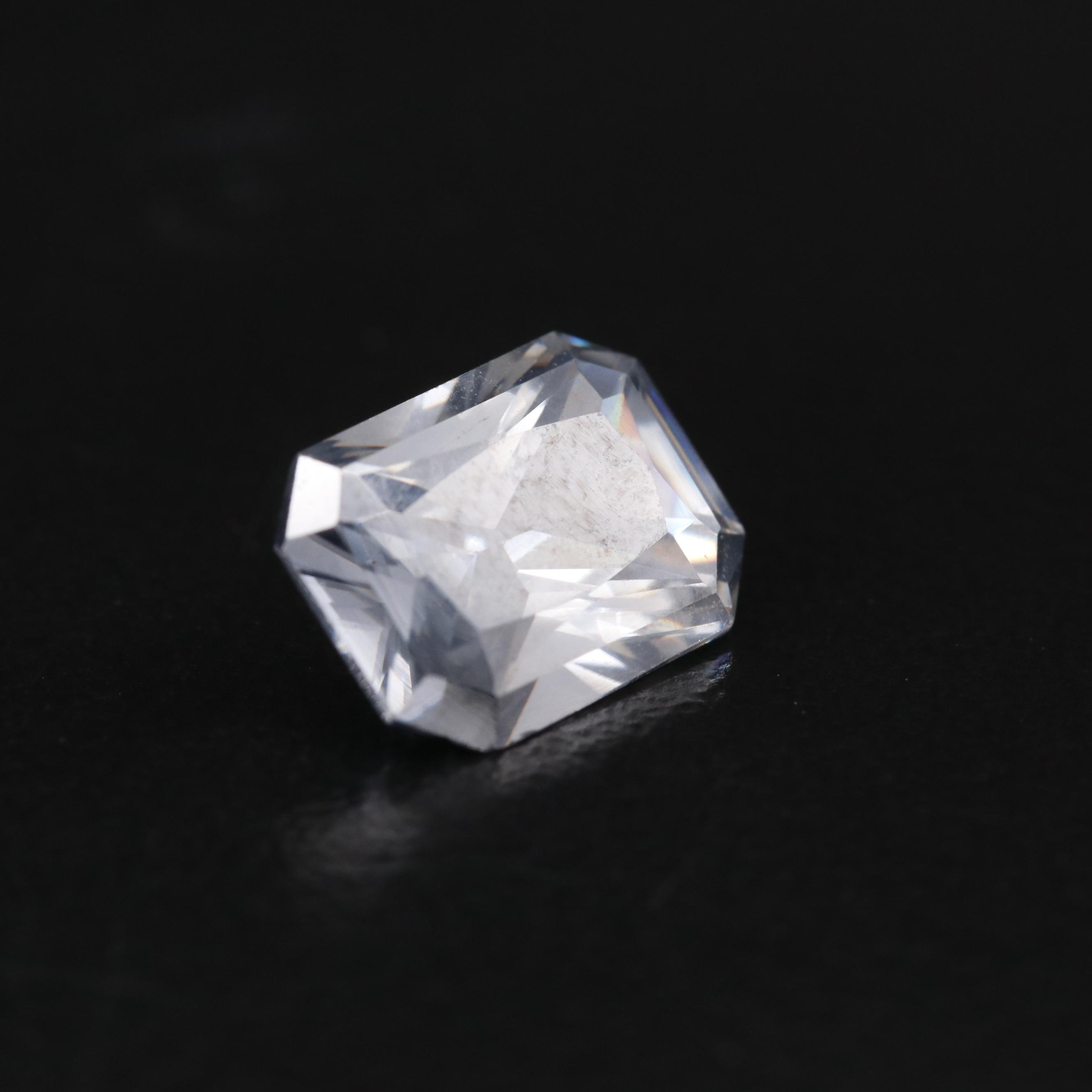 Loose Lab Grown Rectangular Moissanite