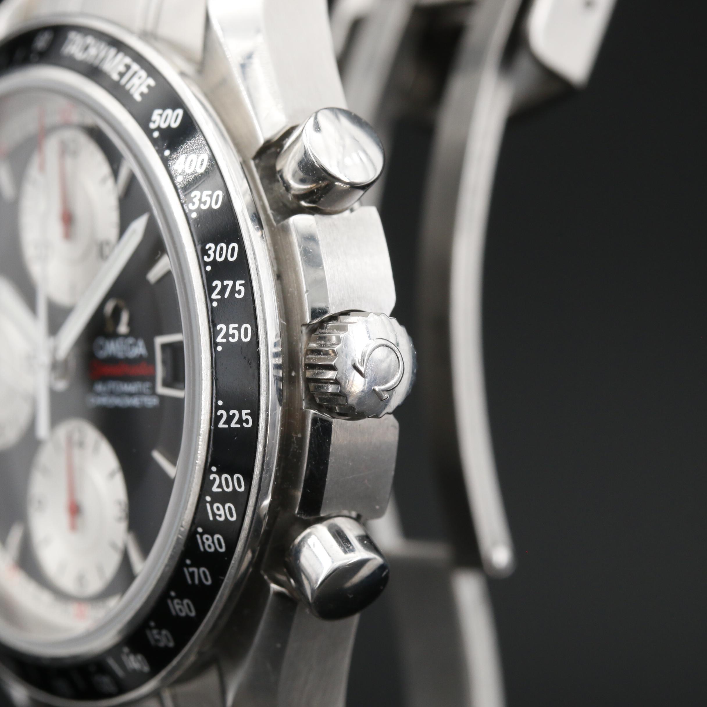 Omega Speedmaster Date Stainless Steel Automatic Chronograph Watch