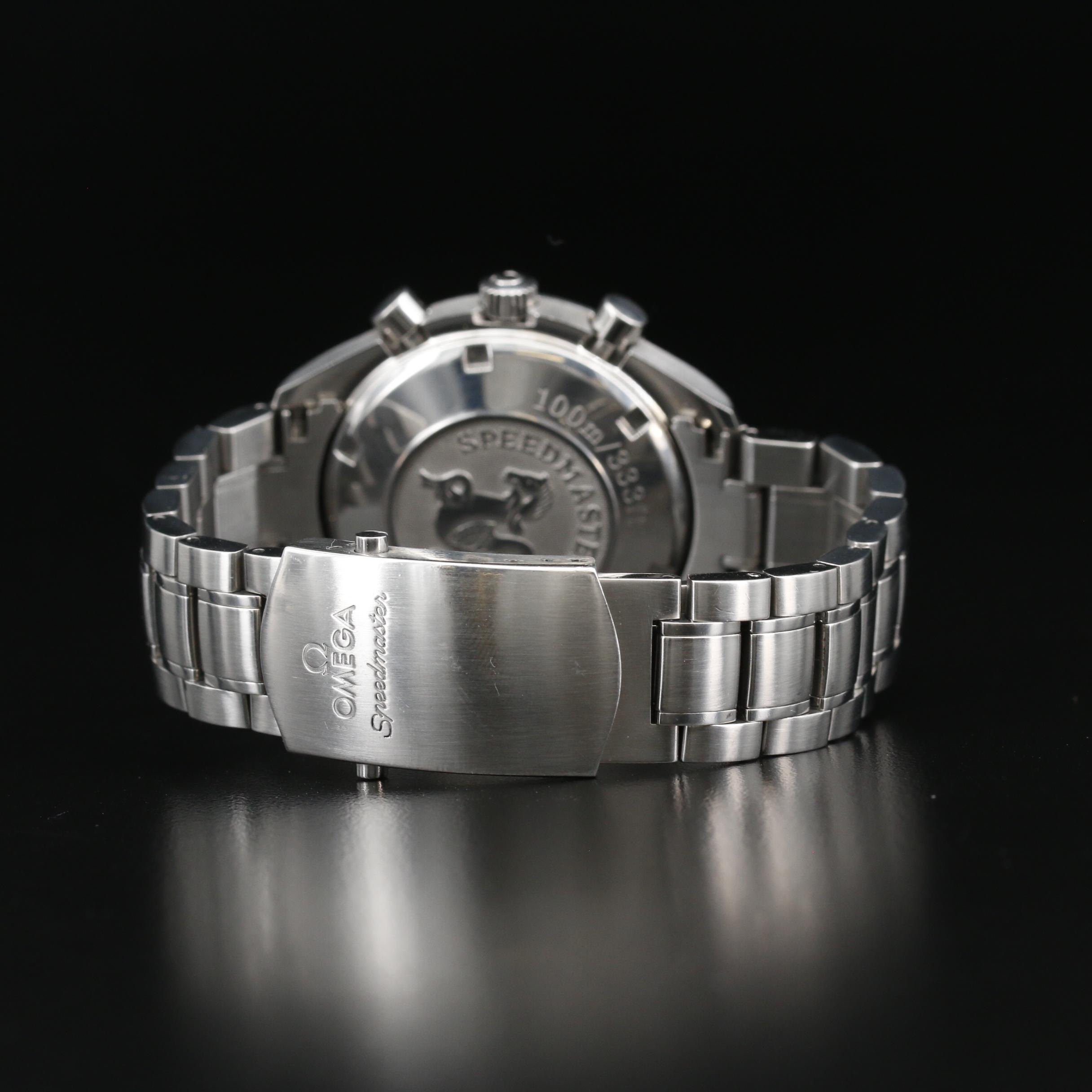 Omega Speedmaster Date Stainless Steel Automatic Chronograph Watch