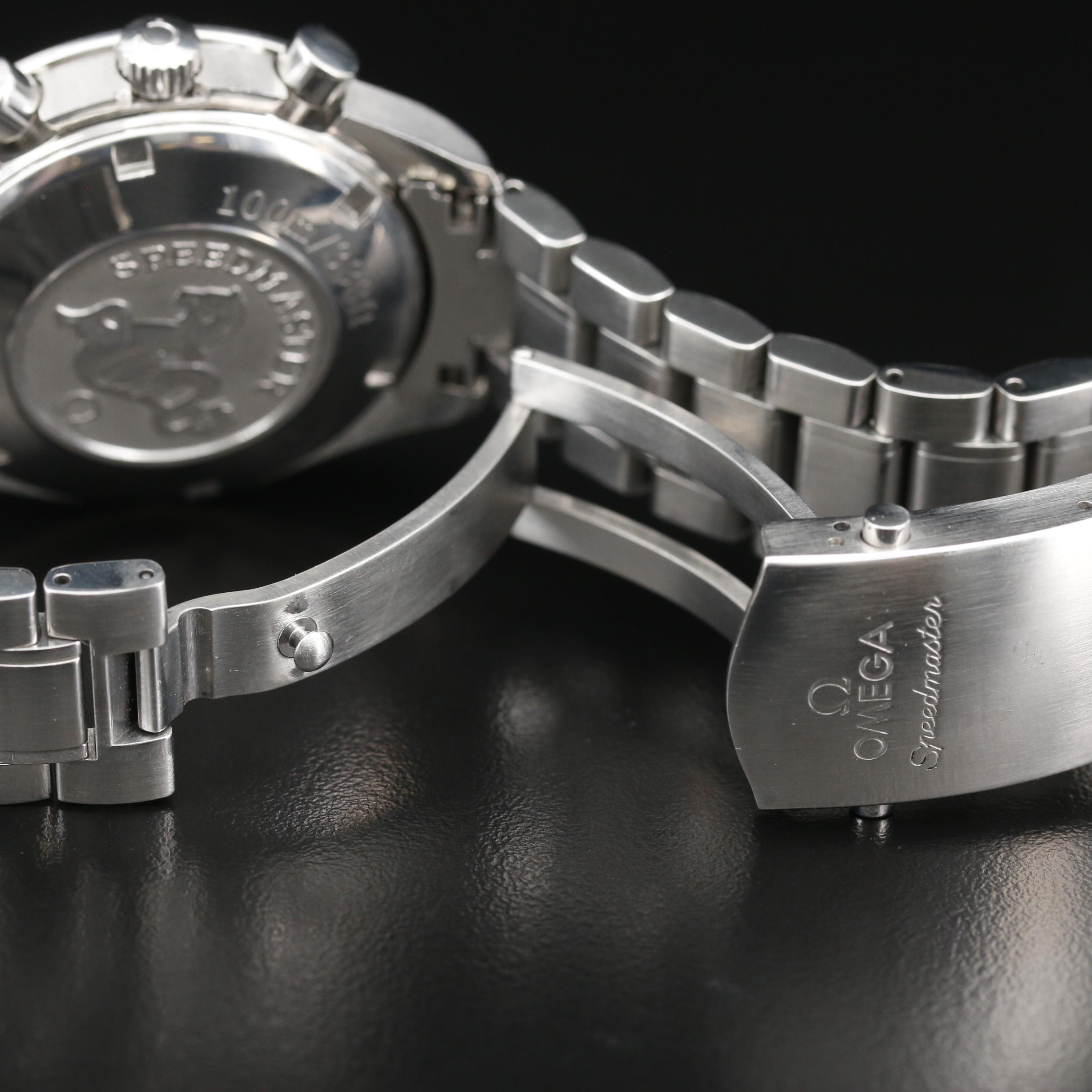 Omega Speedmaster Date Stainless Steel Automatic Chronograph Watch