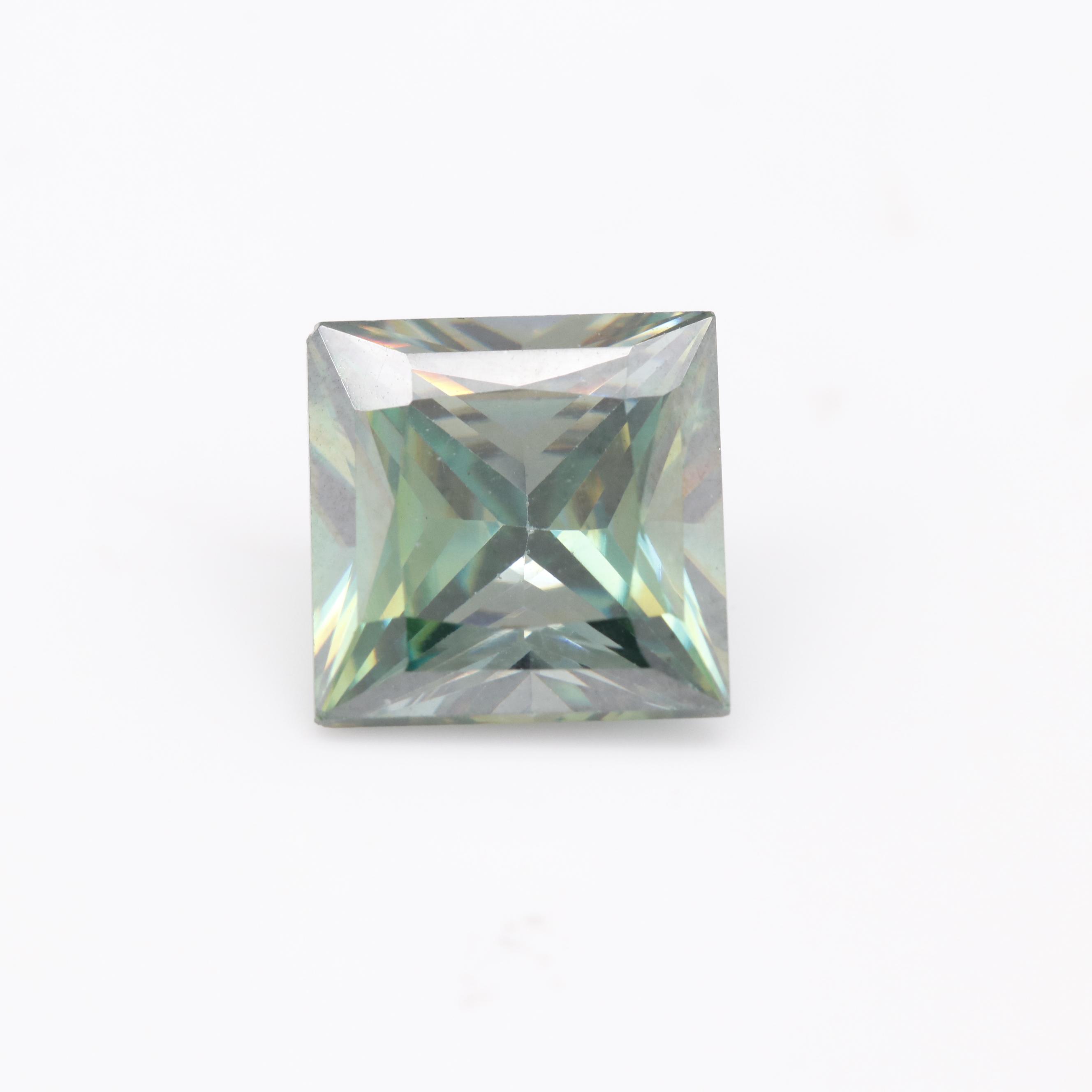 Loose Laboratory Grown Square Faceted Moissanite