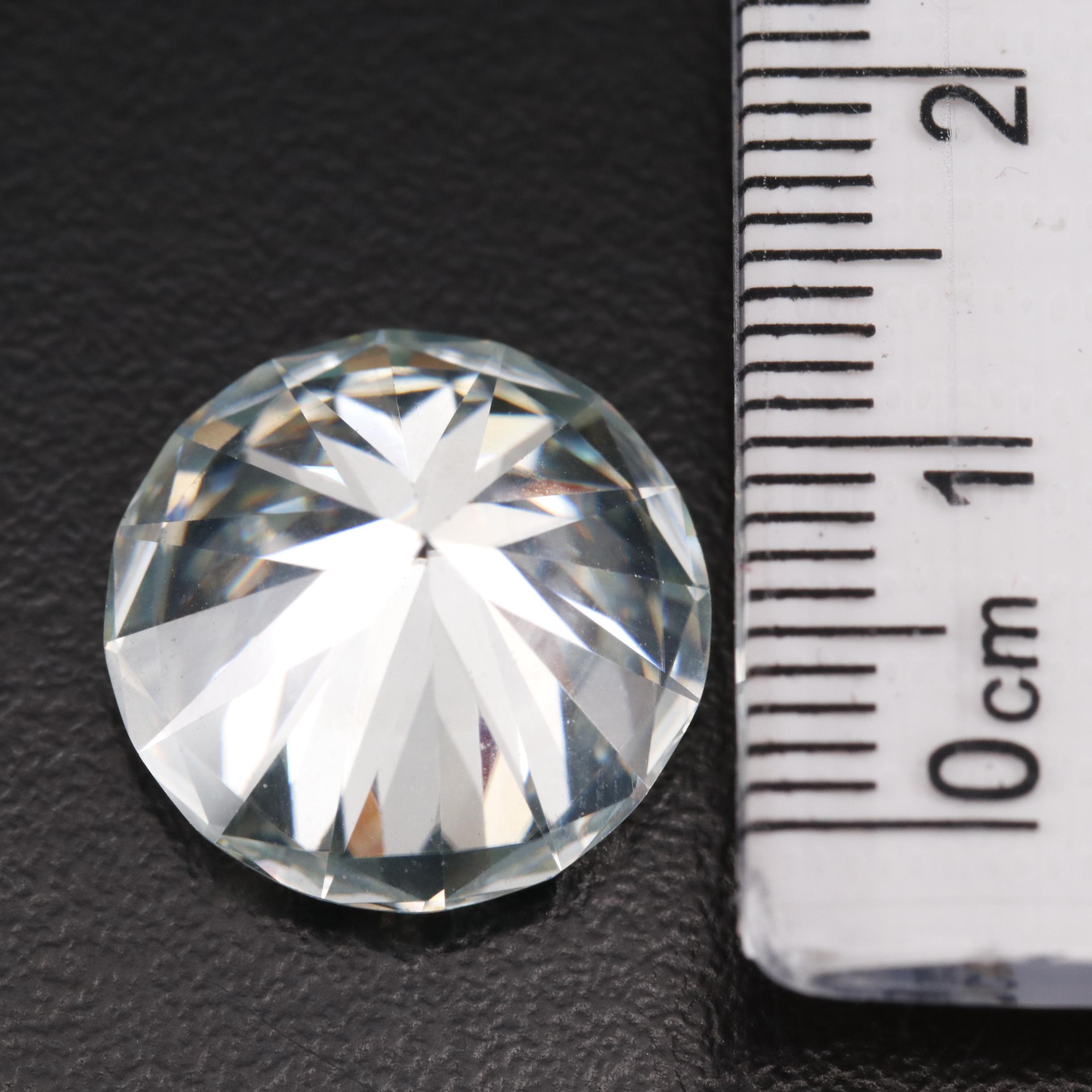 Loose Lab Grown Faceted Moissanite