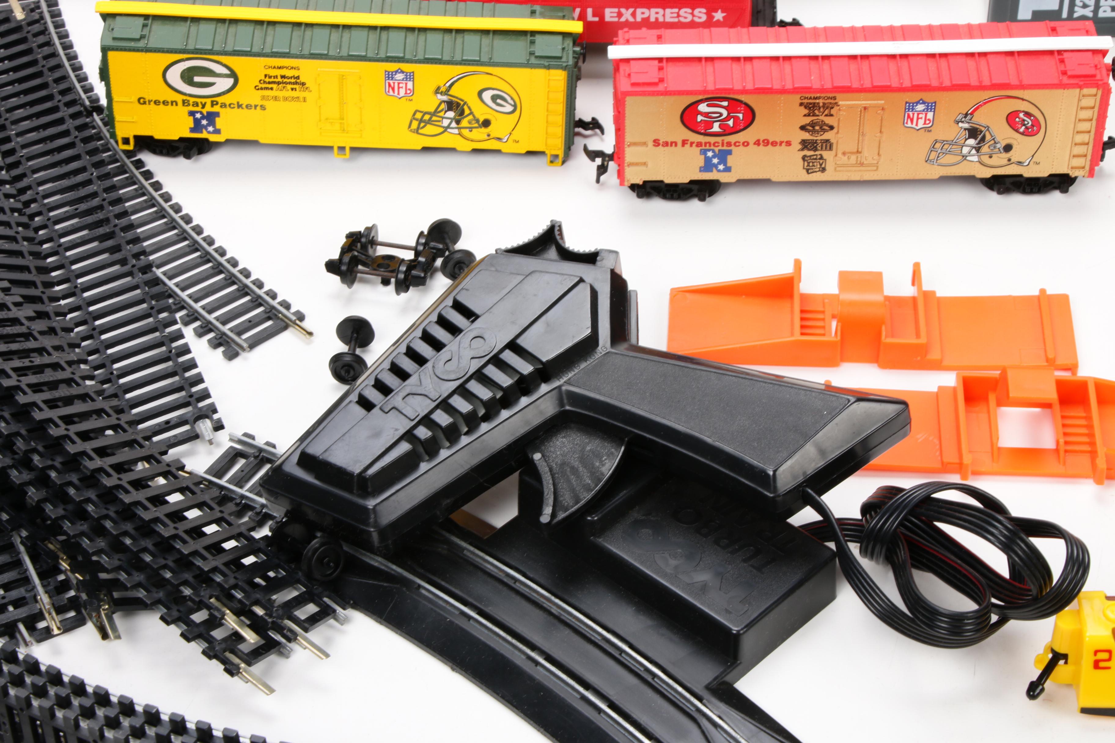 HO Scale Trains with Tyco "Turbo Train" Set, Late 20th Century