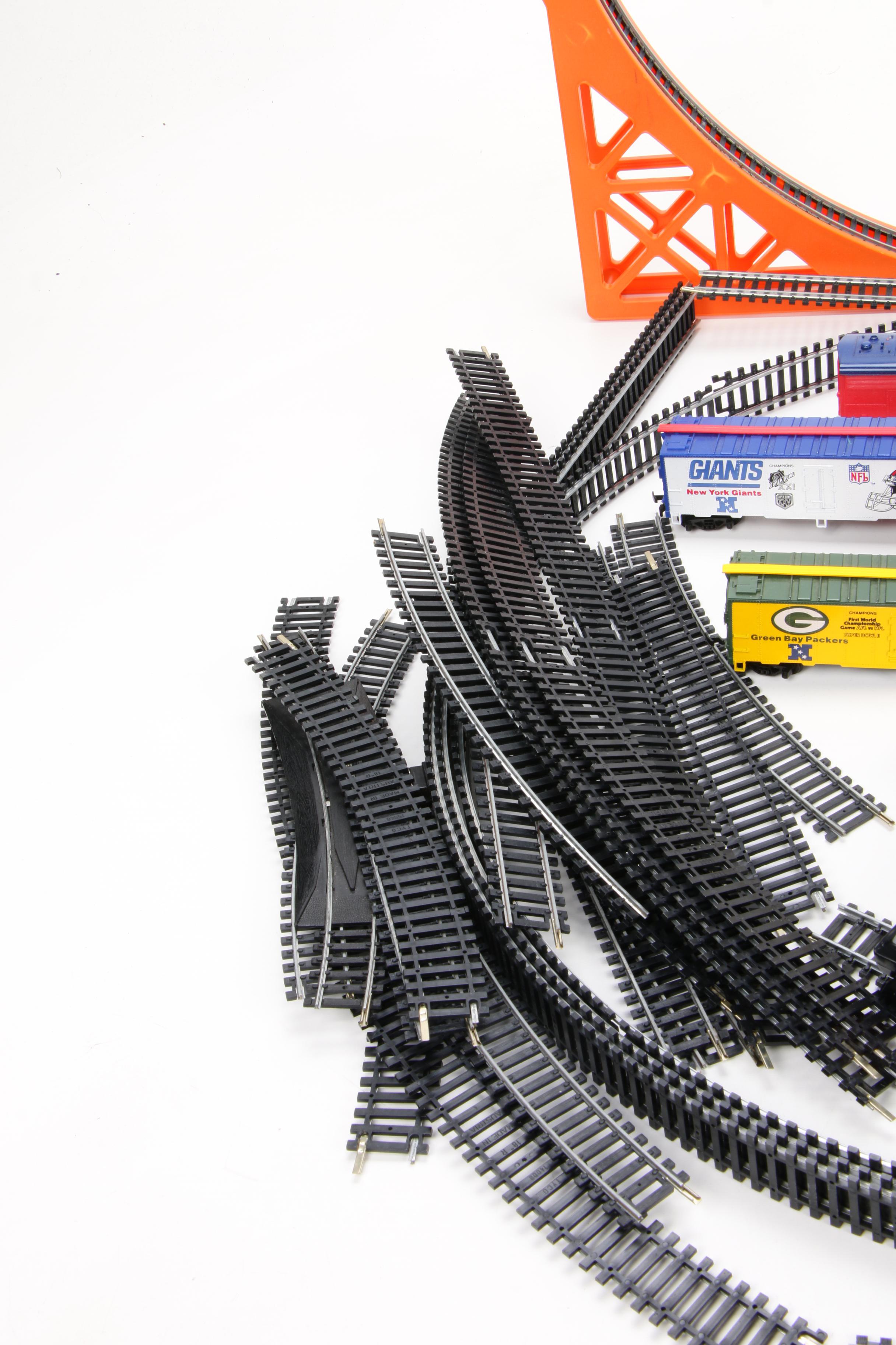 HO Scale Trains with Tyco "Turbo Train" Set, Late 20th Century