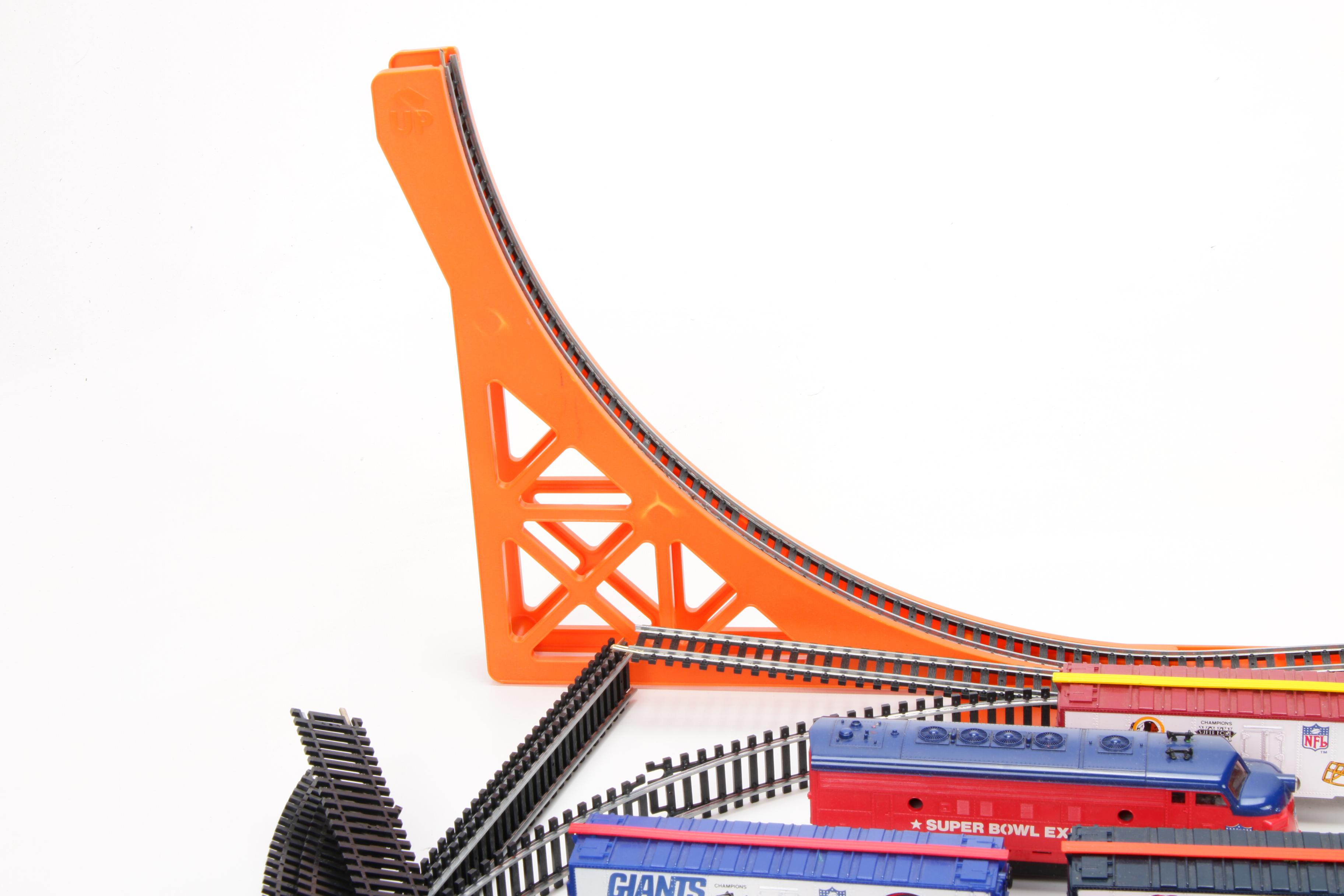 HO Scale Trains with Tyco "Turbo Train" Set, Late 20th Century