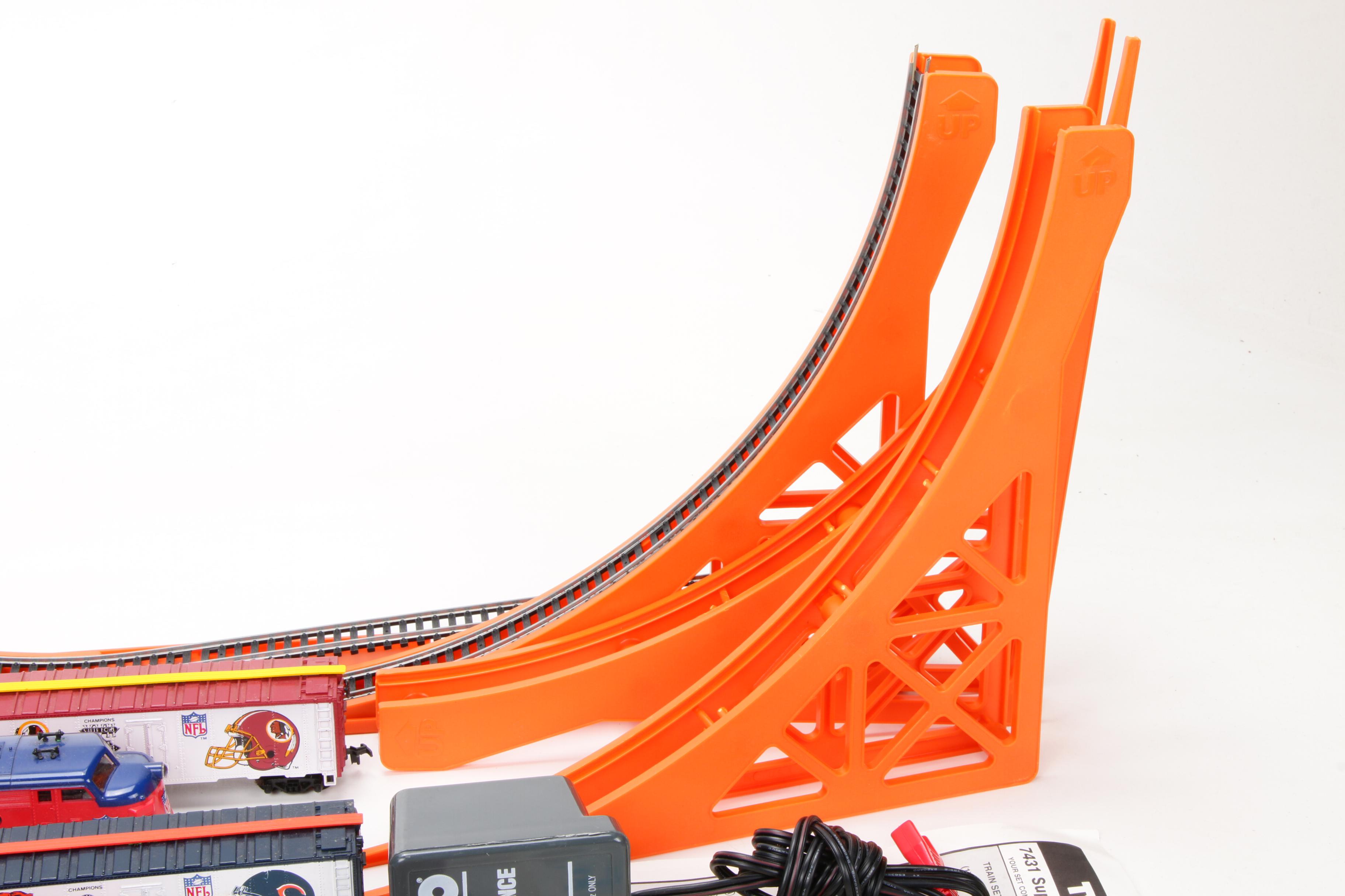 HO Scale Trains with Tyco "Turbo Train" Set, Late 20th Century