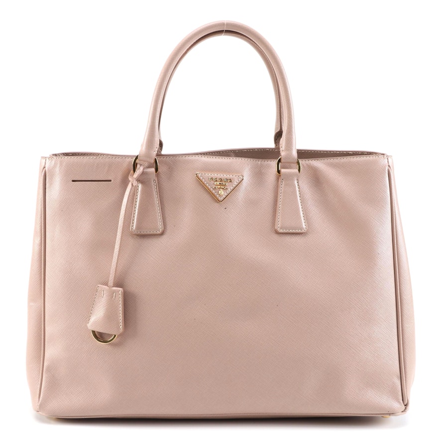 Prada Galleria Bag in Cammeo Saffiano Lux Leather