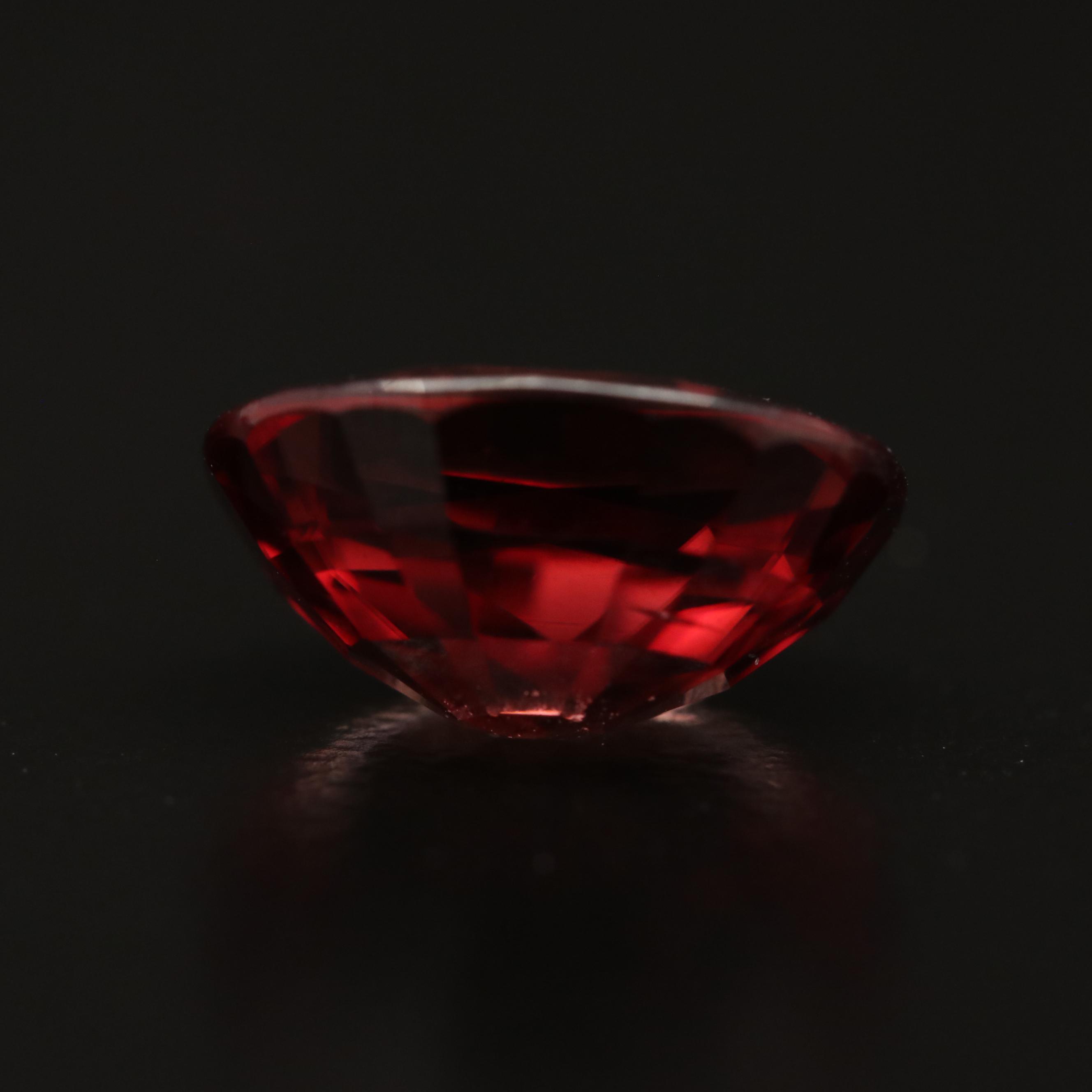 Loose 5.93 CT Oval Faceted Zircon