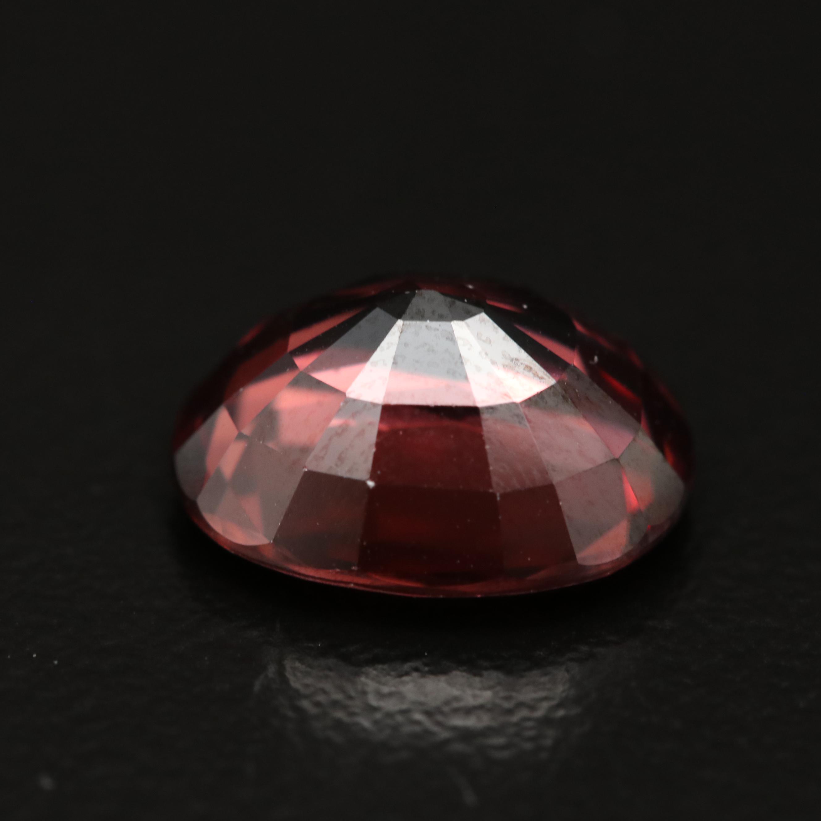 Loose 5.93 CT Oval Faceted Zircon