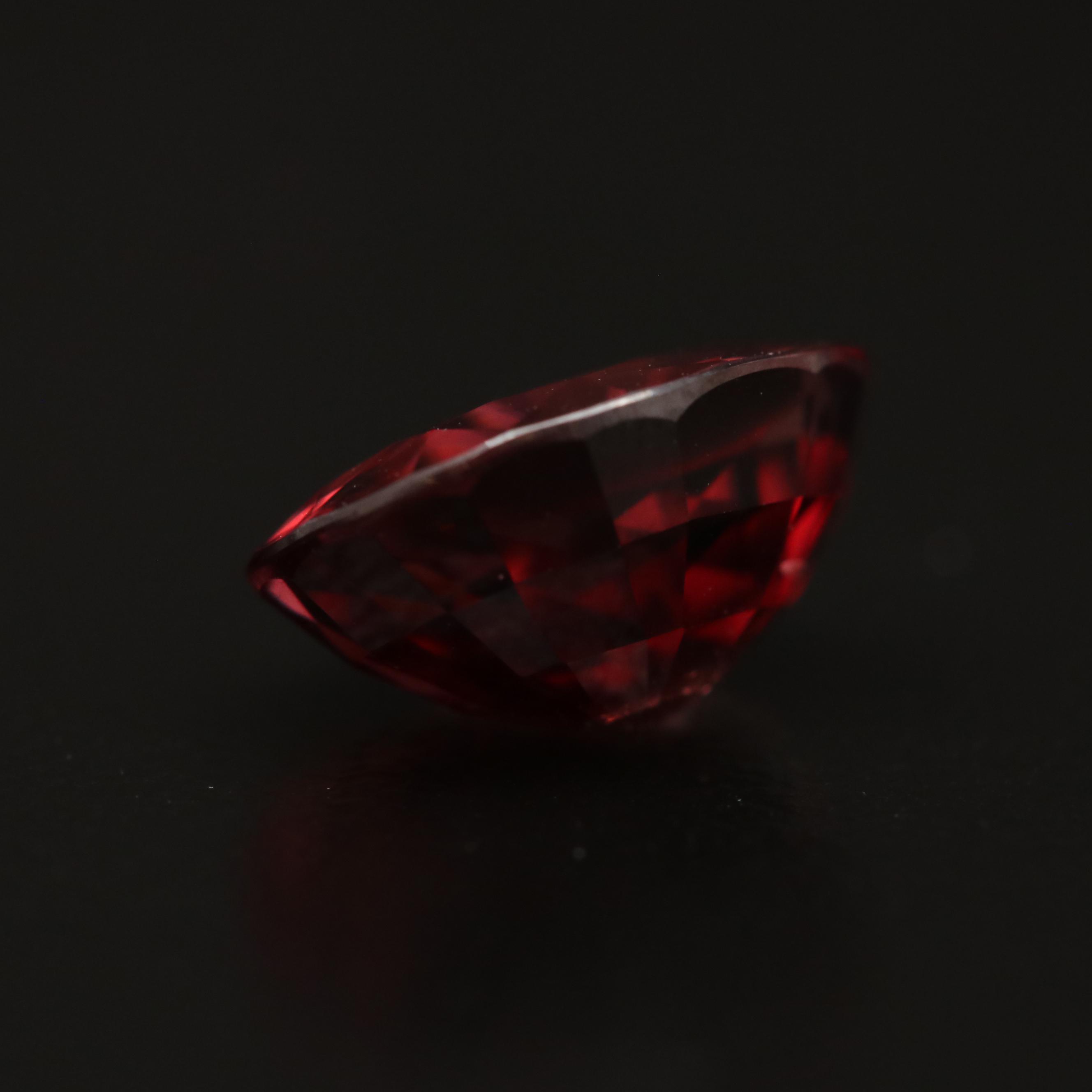 Loose 5.93 CT Oval Faceted Zircon