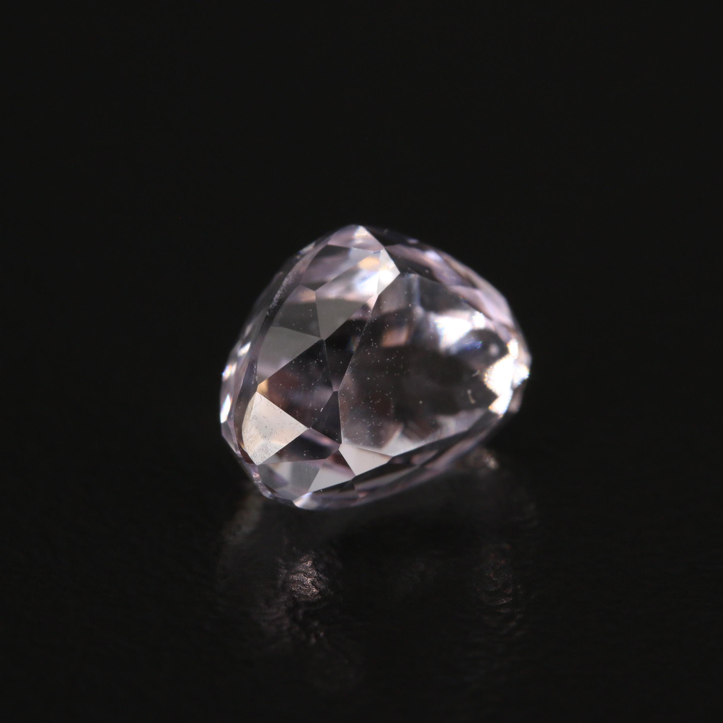 Loose 3.63 CT Triangular Faceted Kunzite