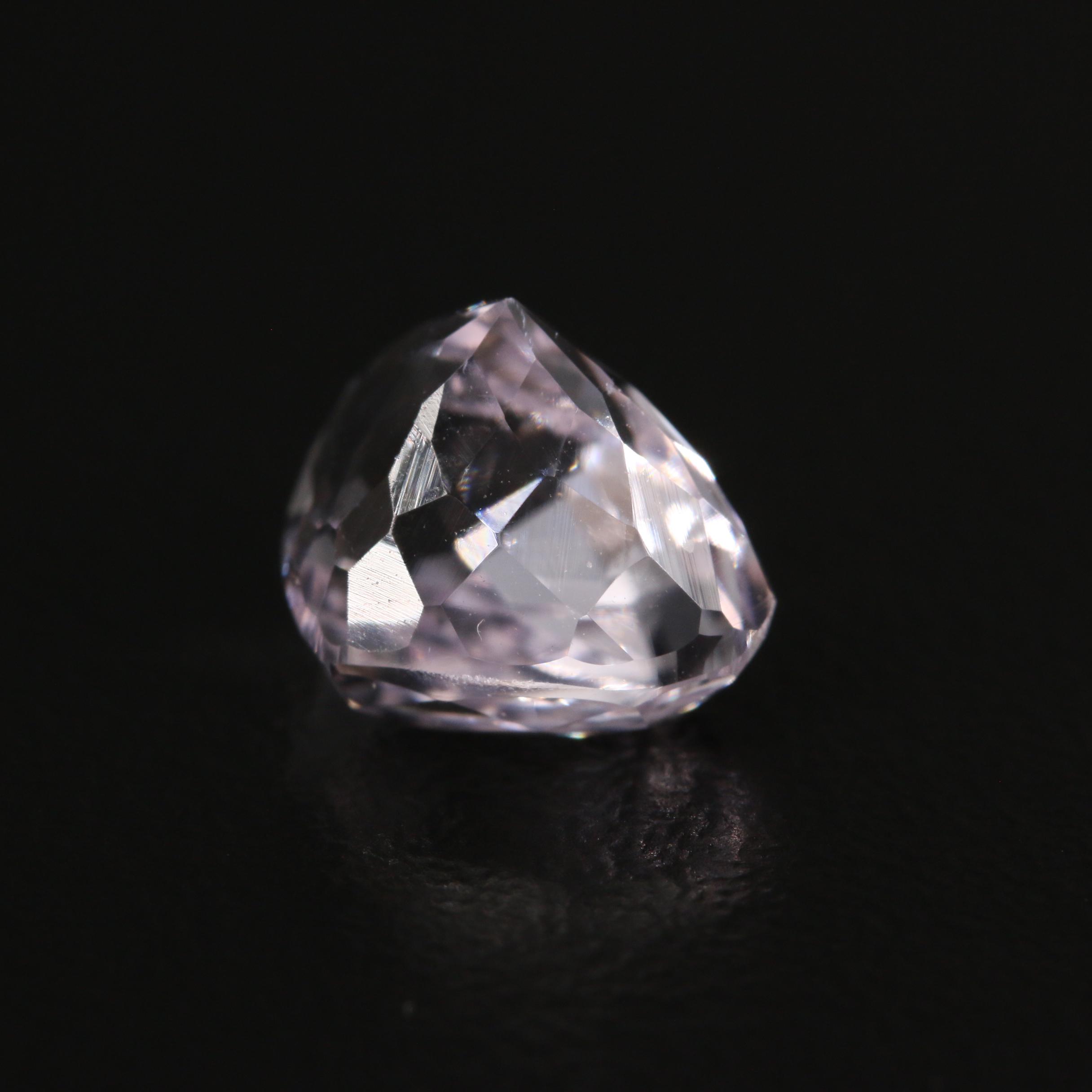 Loose 3.63 CT Triangular Faceted Kunzite