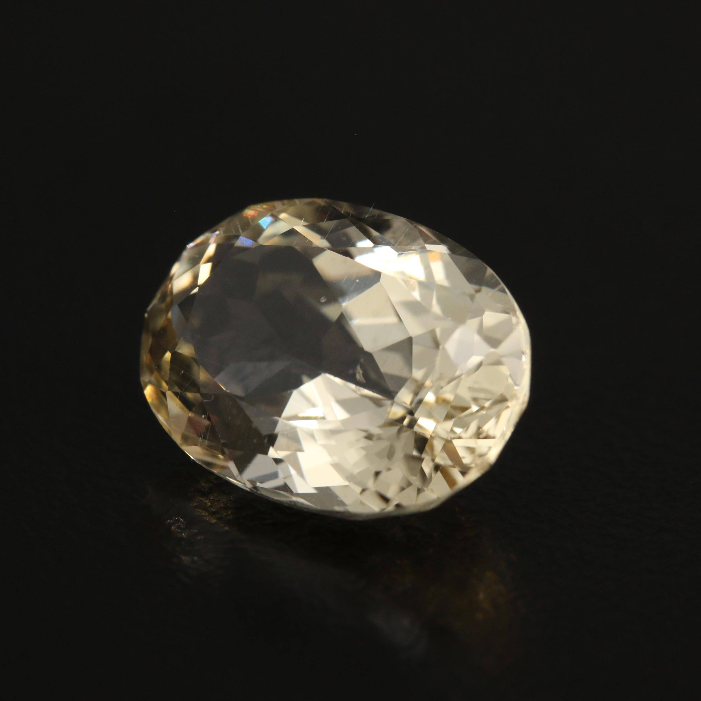 Loose 6.45 CT Oval Faceted Laboradite